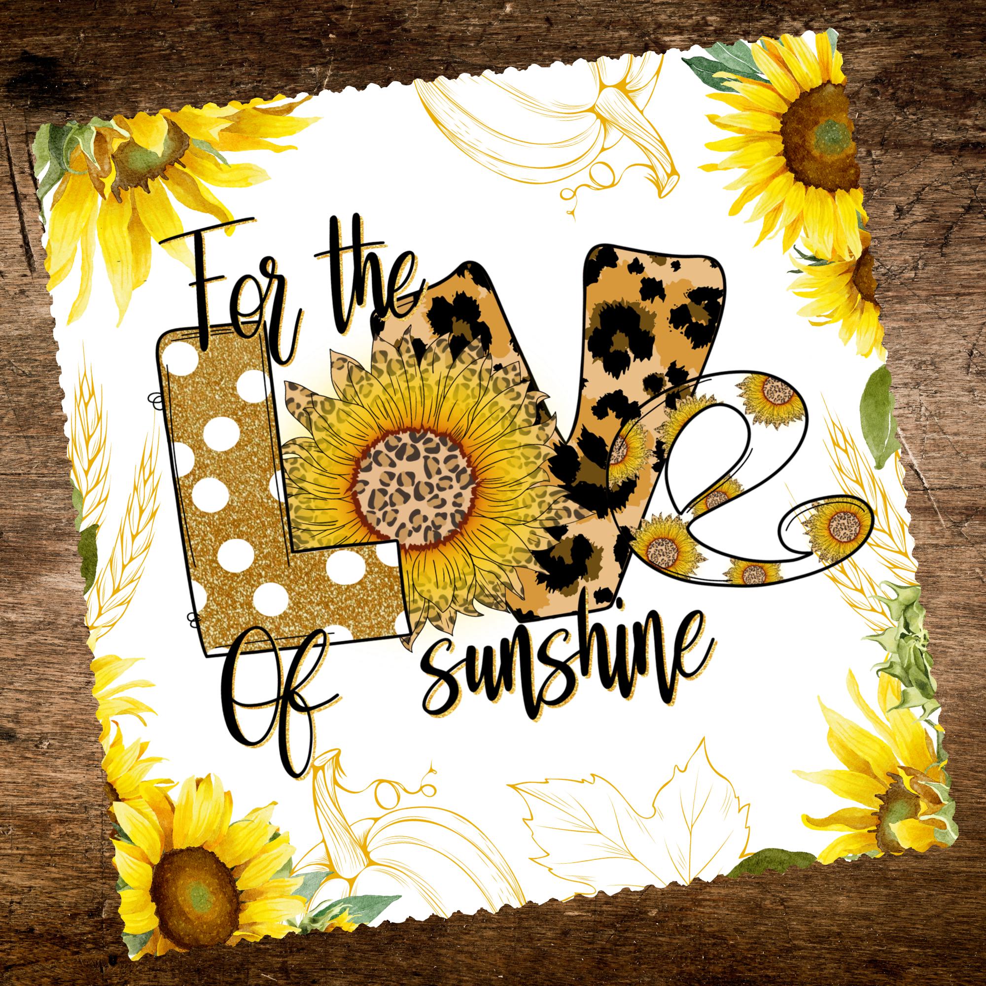 Brillenputztuch Sonnenblume Geschenk Love bedrucktes Mikrofasertuch für Brillen Displays Mitbringsel Freundin Geschenkidee Mama #MO21