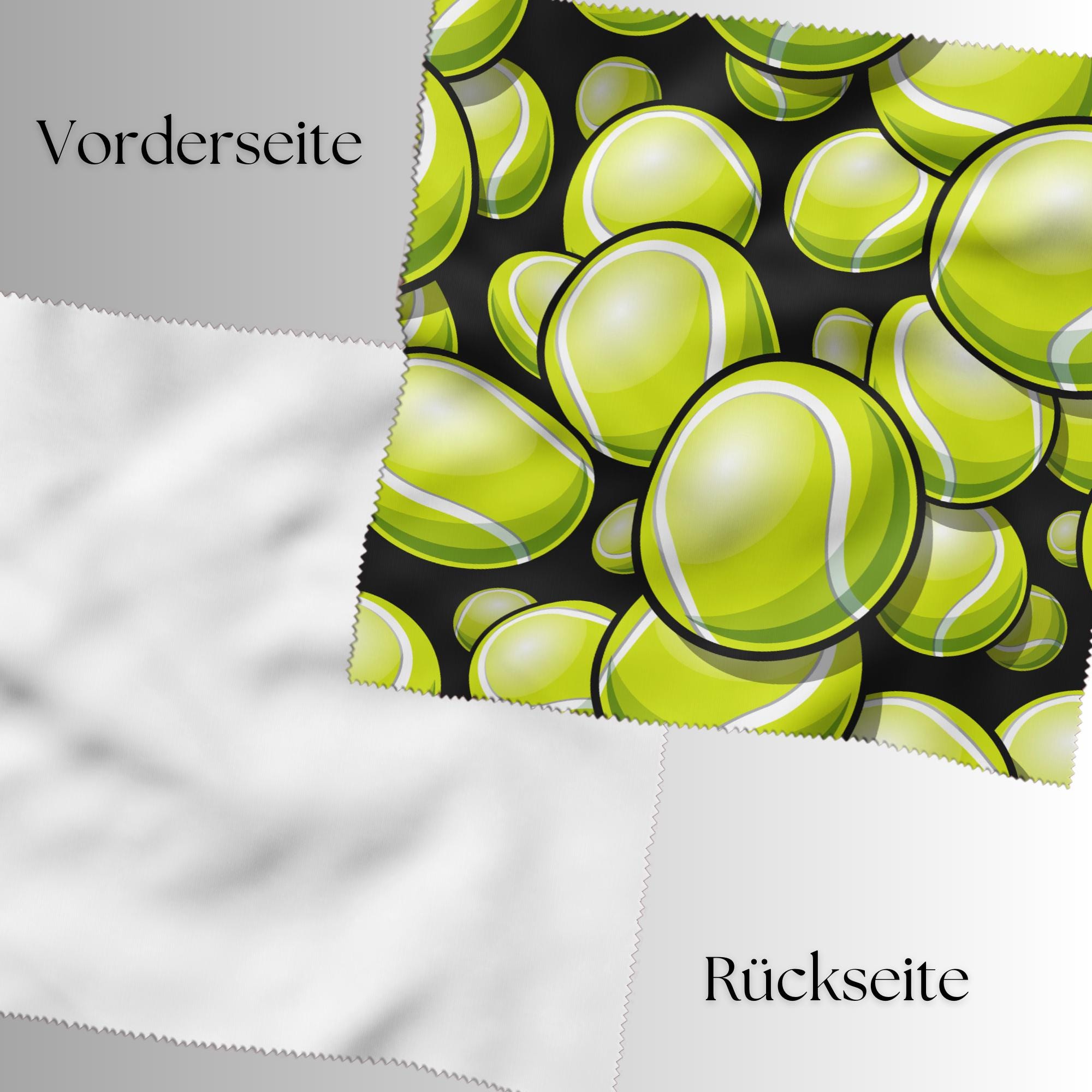Brillenputztuch Tennis bedrucktes Mikrofasertuch für Brillen Sonnenbrille Displays Geschenk Tennisspieler Mitbringsel Sportler #SP22
