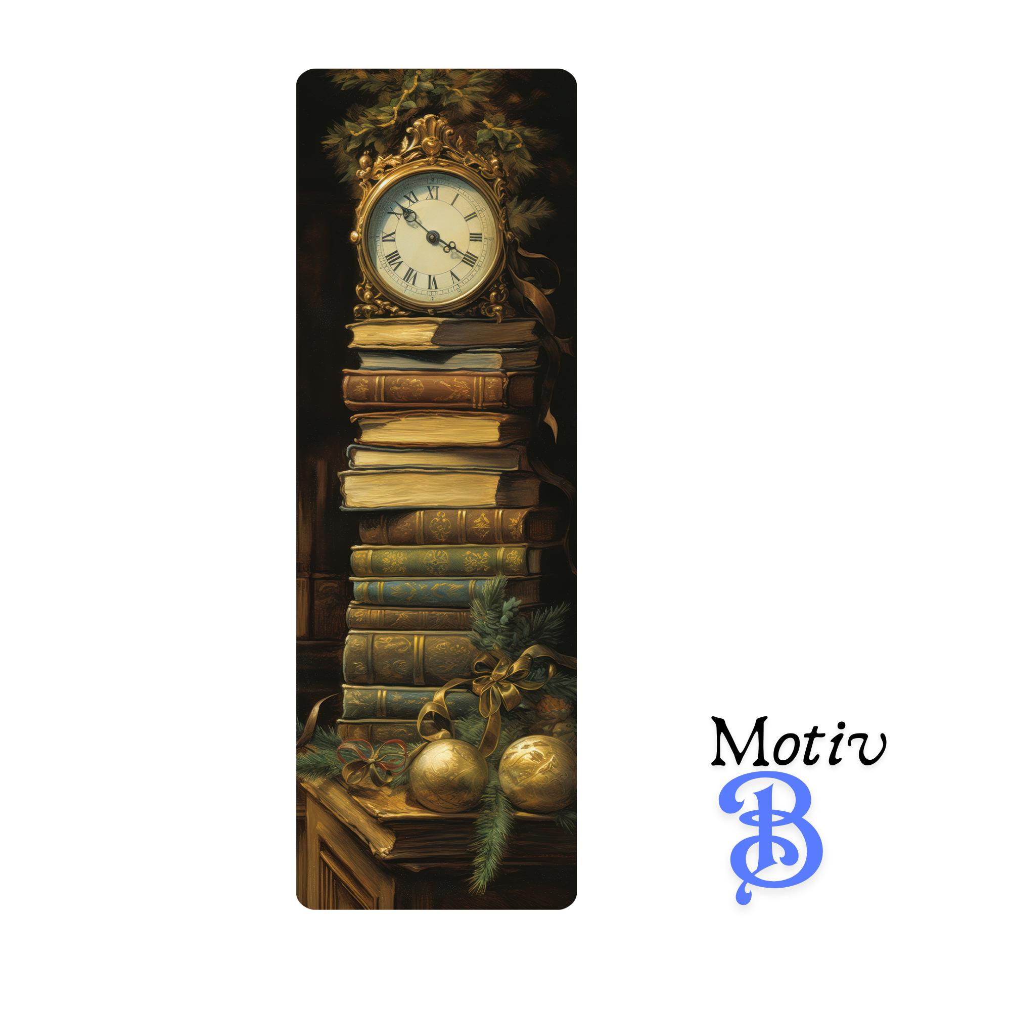 Lesezeichen aus Aluminium Geschenk zu Weihnachten oder für Adventskalender Bücher Bookmark - 2 Motive zur Auswahl  #LEALU