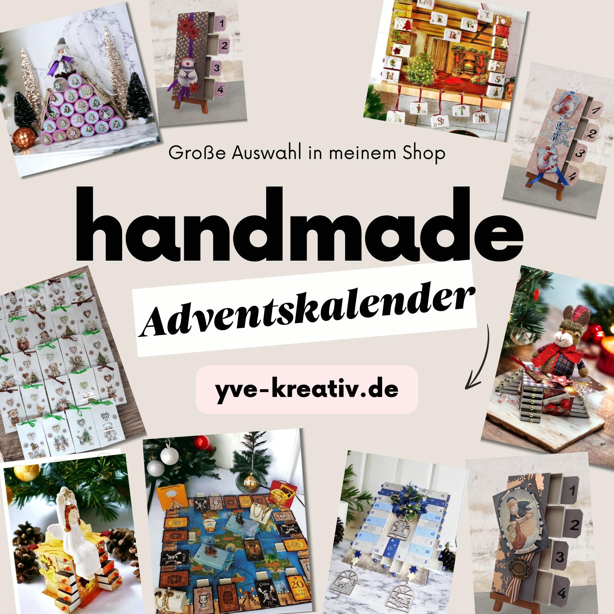 Adventskalender zum Befüllen aus 4 Streichholzschachteln Upcycling kleine Adventsgeschenke Geldgeschenk Weihnachten Mitbringsel #627796367