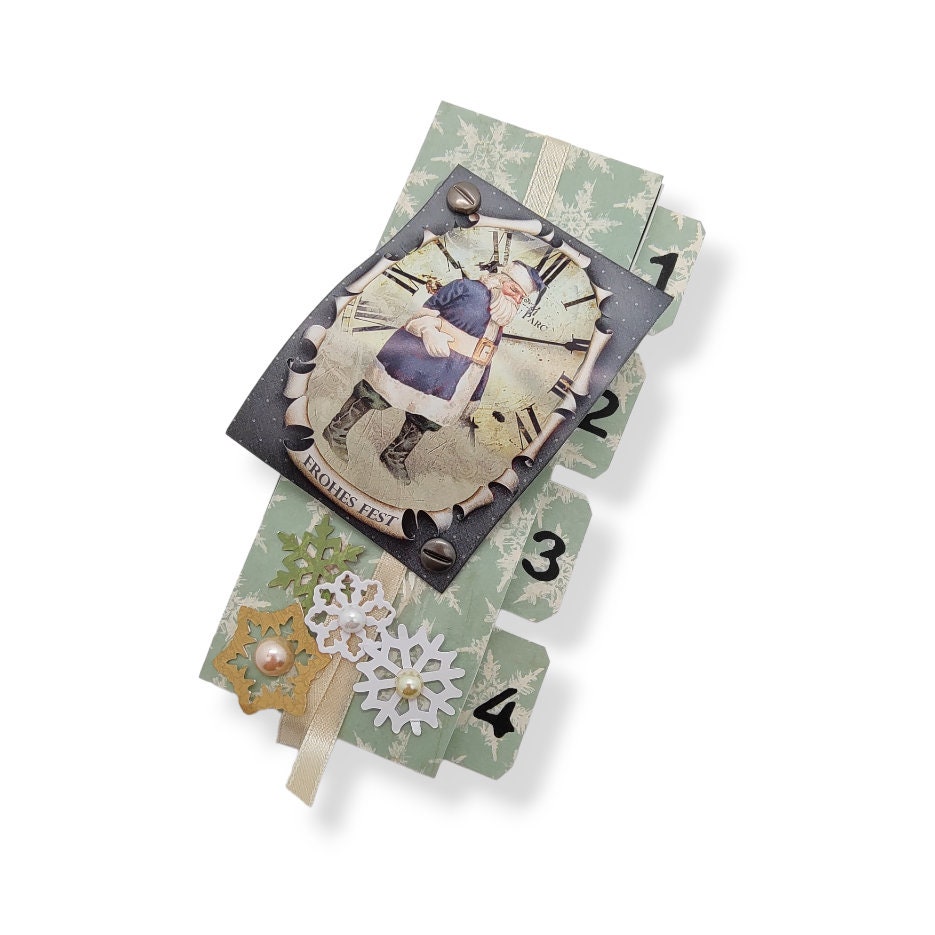 Adventskalender zum Befüllen aus 4 Streichholzschachteln  #613960956