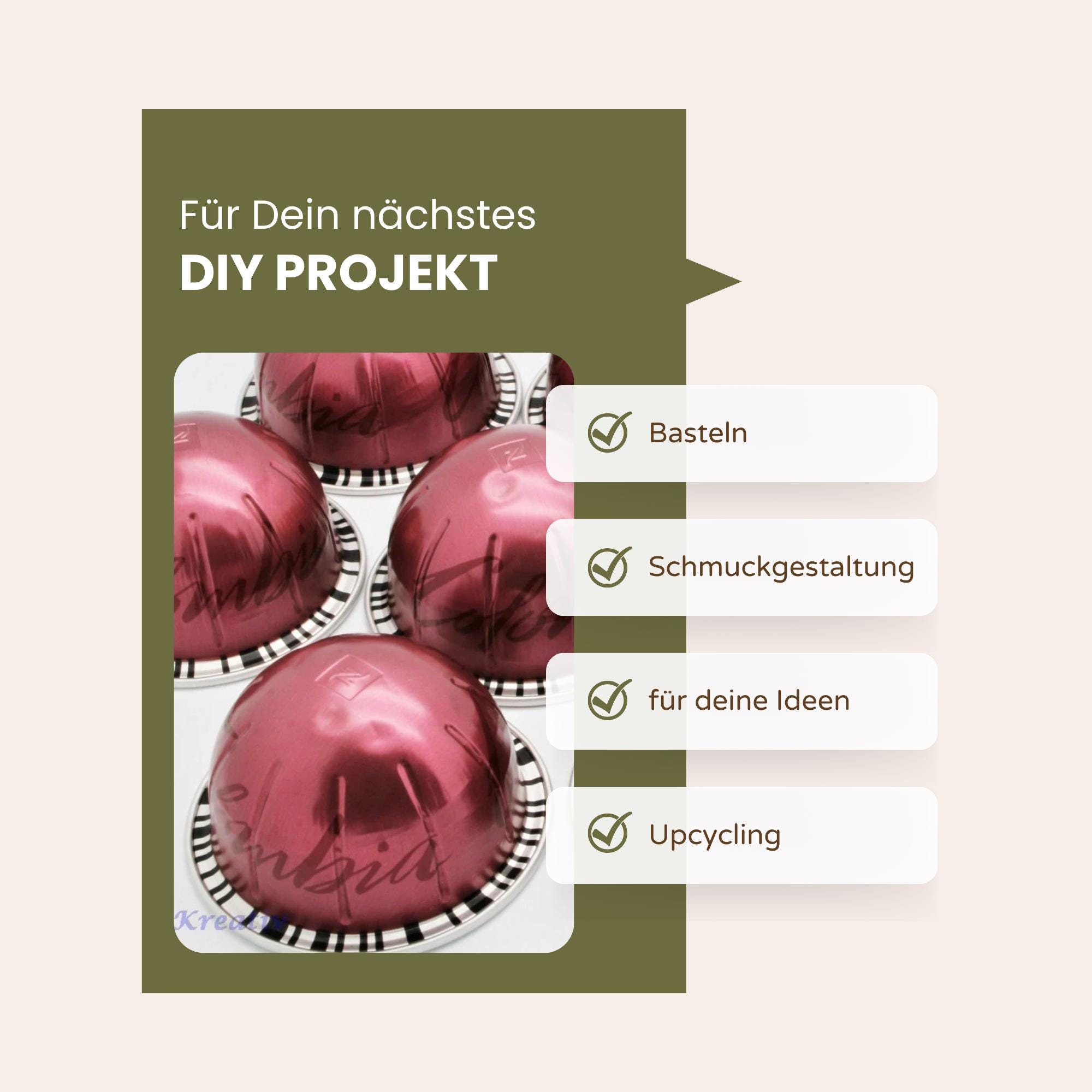 10 leere GROSSE Kaffeekapseln Farbe weinrot zum Basteln Gestalten Bastelmaterial DIY Schmuckherstellung Zubehör #KVS 10 leere GROSSE Kaffeekapseln Farbe weinrot zum Basteln Gestalten Bastelmaterial DIY Schmuckherstellung Zubehör #KVS