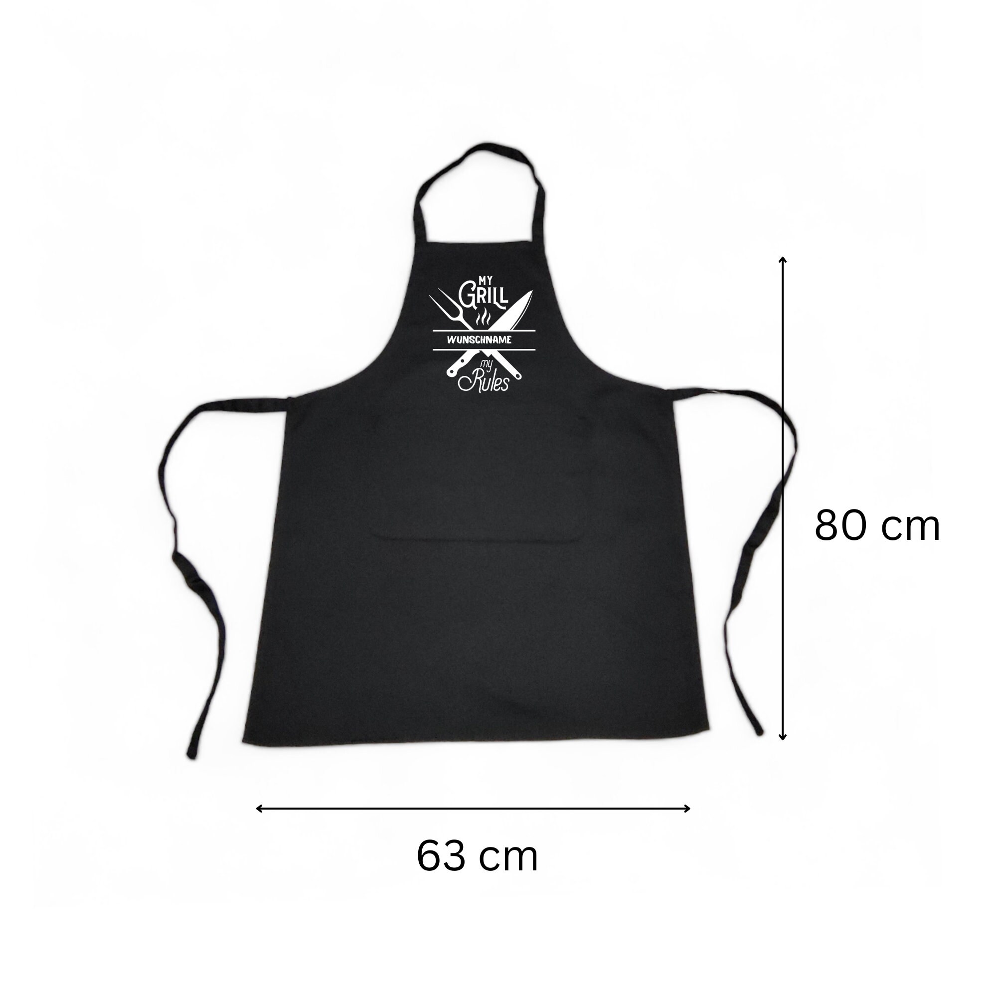 Schürze mit Namen personalisierbar, Grillschürze, Küchenschürze, Kochschürze für Mann, Vater Geschenk, Vatertag  #1662542791