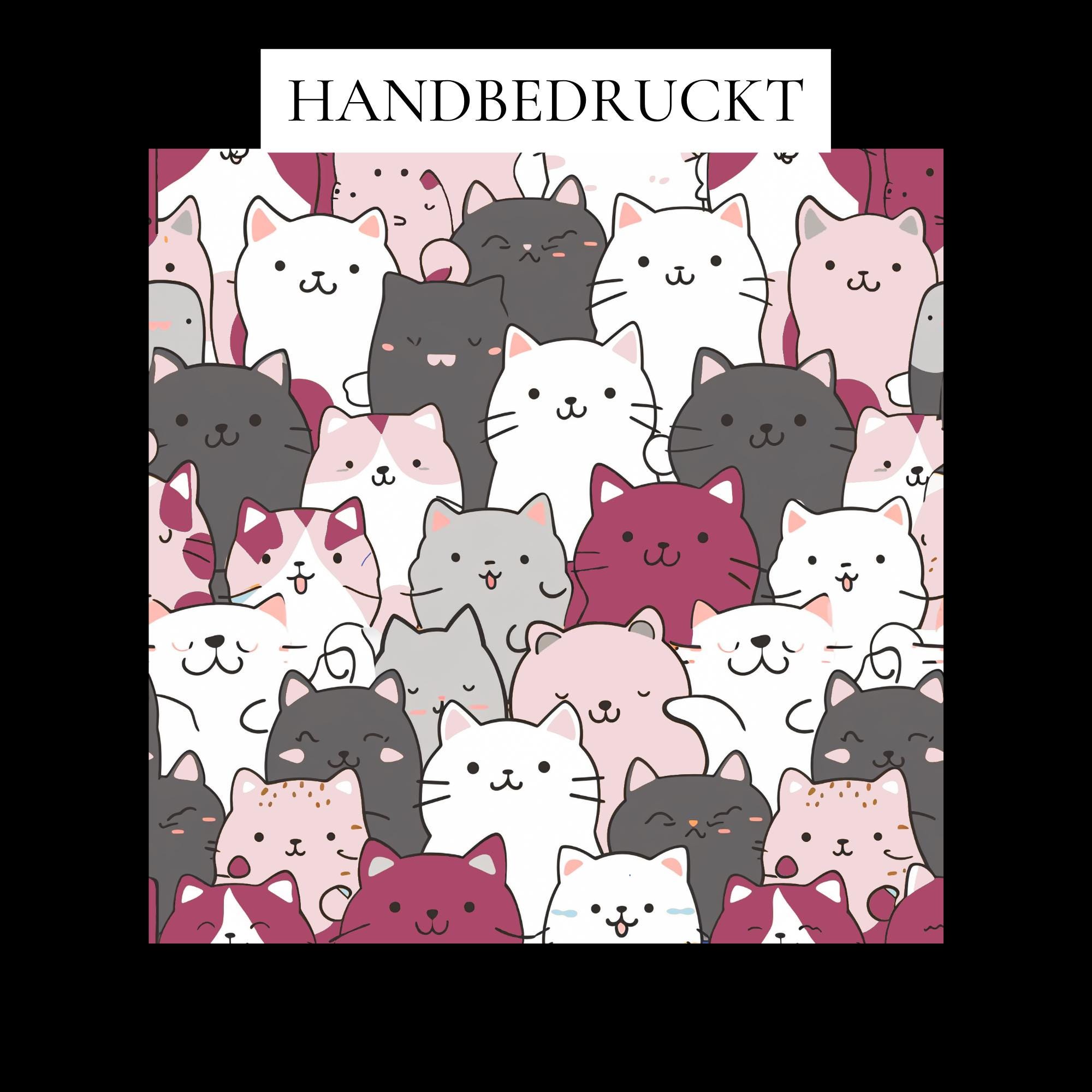 Brillenputztuch Katzen Geschenk Freundin Mitbringsel Katzenmama bedrucktes Mikrofasertuch für Sonnenbrille Brillentuch für Displays #TI148