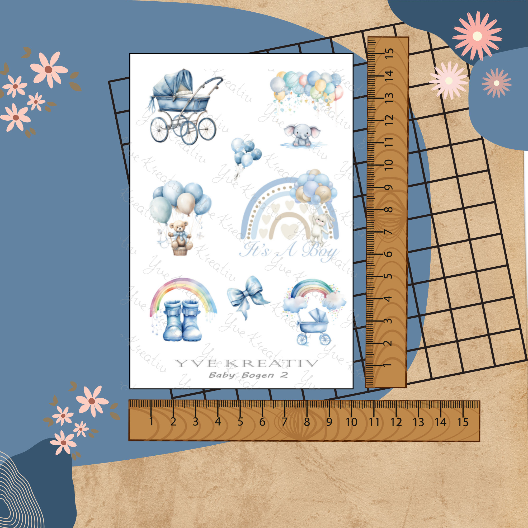 2 Stickerbogen SET Baby Boy Aufkleber Babyparty Sticker Geburt | Sticker Set zur Auswahl in Weiß - Transparent - Matt - Glanz #SBA6 2 Stickerbogen SET Baby Boy Aufkleber Babyparty Sticker Geburt | Sticker Set zur Auswahl in Weiß - Transparent - Matt - Glanz #SBA6