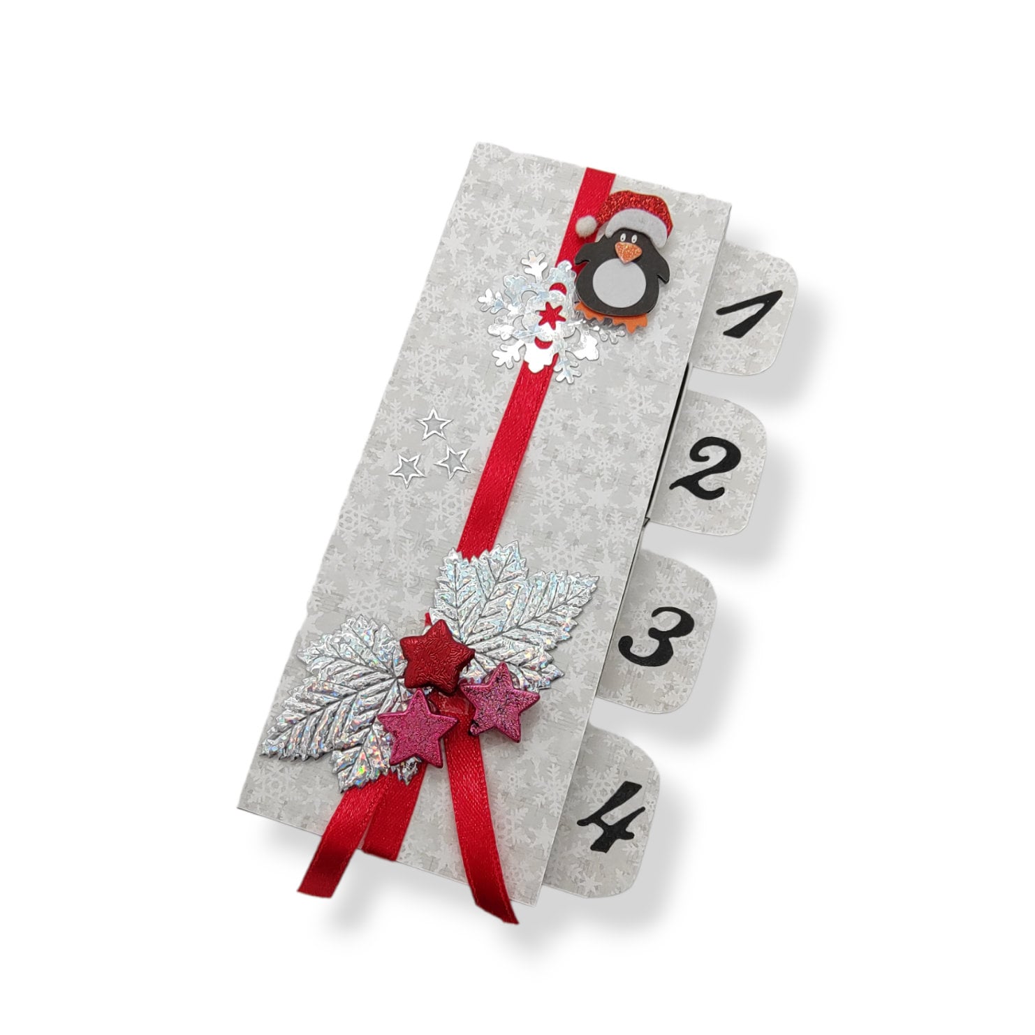 Adventskalender zum Befüllen aus 4 Streichholzschachteln