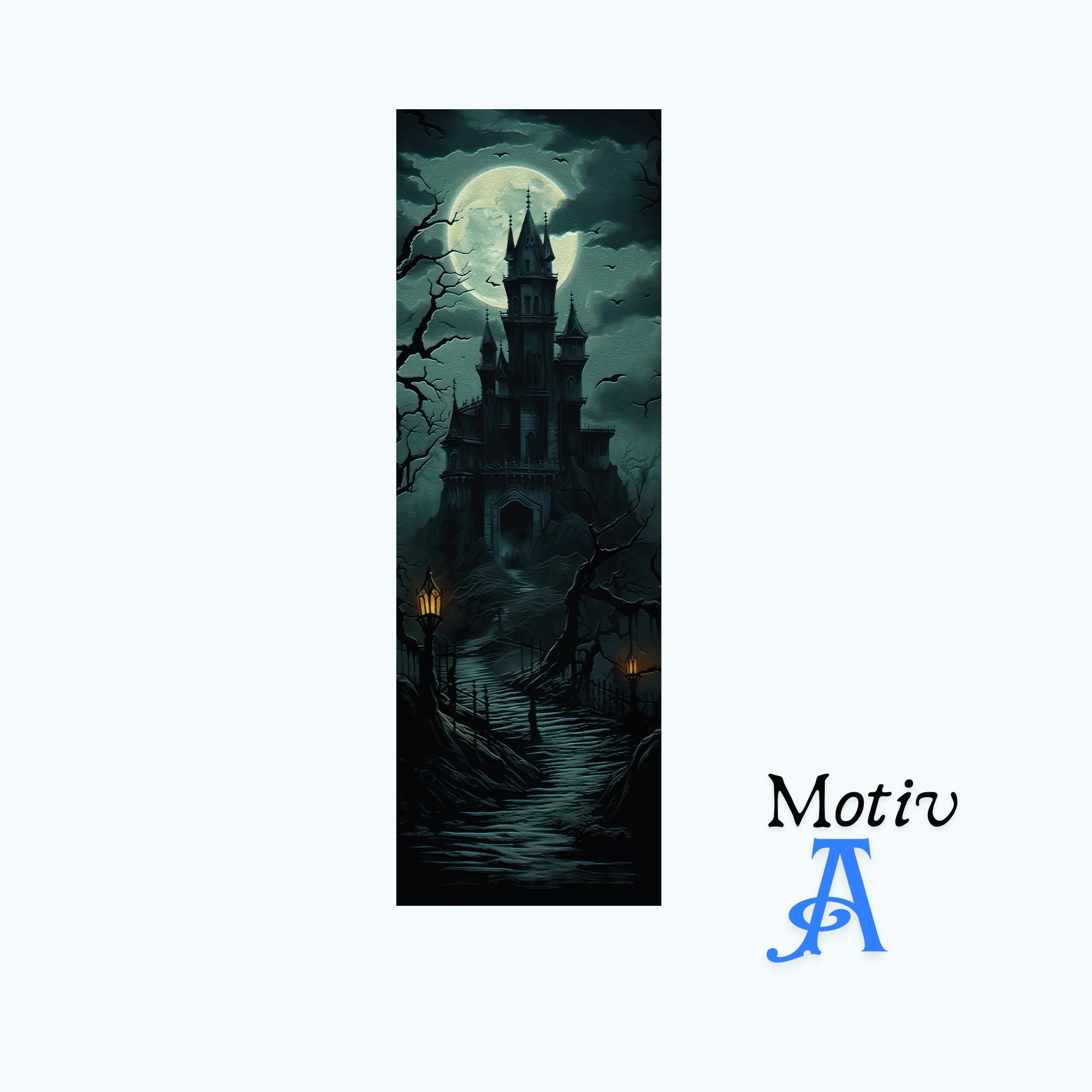 Lesezeichen aus Aluminium Geschenk zu Halloween Gespensterschloss Bücher Bookmark - 2 Motive zur Auswahl #LEALU Lesezeichen aus Aluminium Geschenk zu Halloween Gespensterschloss Bücher Bookmark - 2 Motive zur Auswahl #LEALU