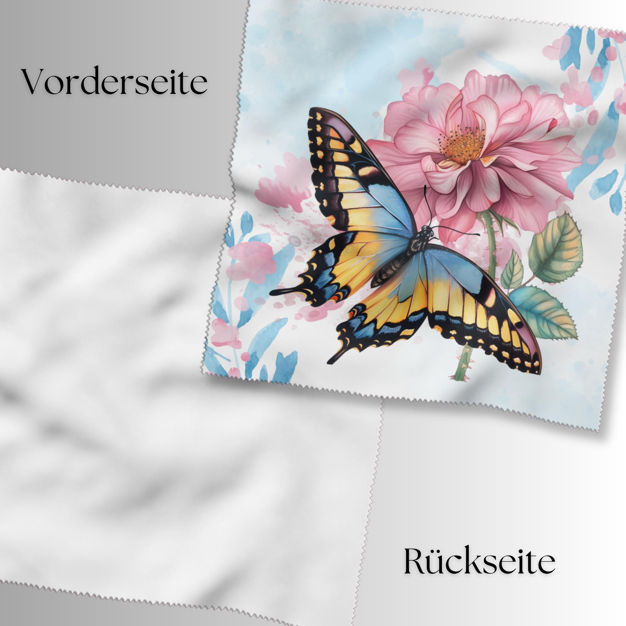 Bedrucktes Mikrofasertuch "Frühling Schmetterling" für Brillen Brillenputztuch Kameratuch Brillentuch für Displays Handy Objektive #TI80 Bedrucktes Mikrofasertuch "Frühling Schmetterling" für Brillen Brillenputztuch Kameratuch Brillentuch für Displays Handy Objektive #TI80