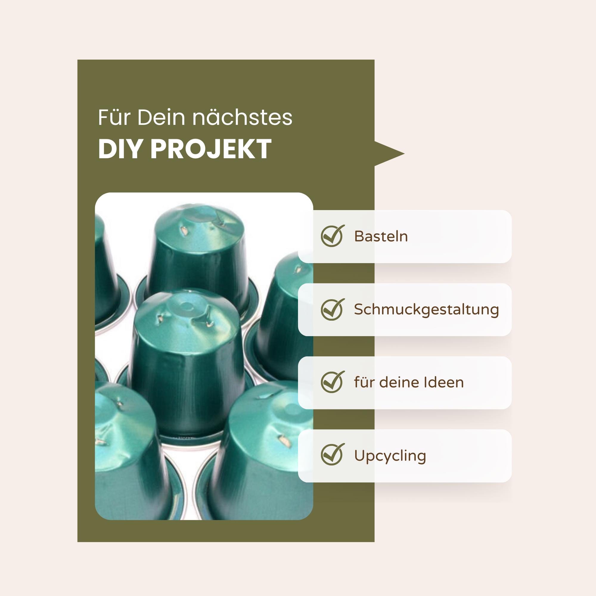 10 leere Kaffeekapseln Farbe : petroleum grün zum Basteln Gestalten Bastelmaterial DIY Schmuckherstellung Zubehör #KNS 10 leere Kaffeekapseln Farbe : petroleum grün zum Basteln Gestalten Bastelmaterial DIY Schmuckherstellung Zubehör #KNS