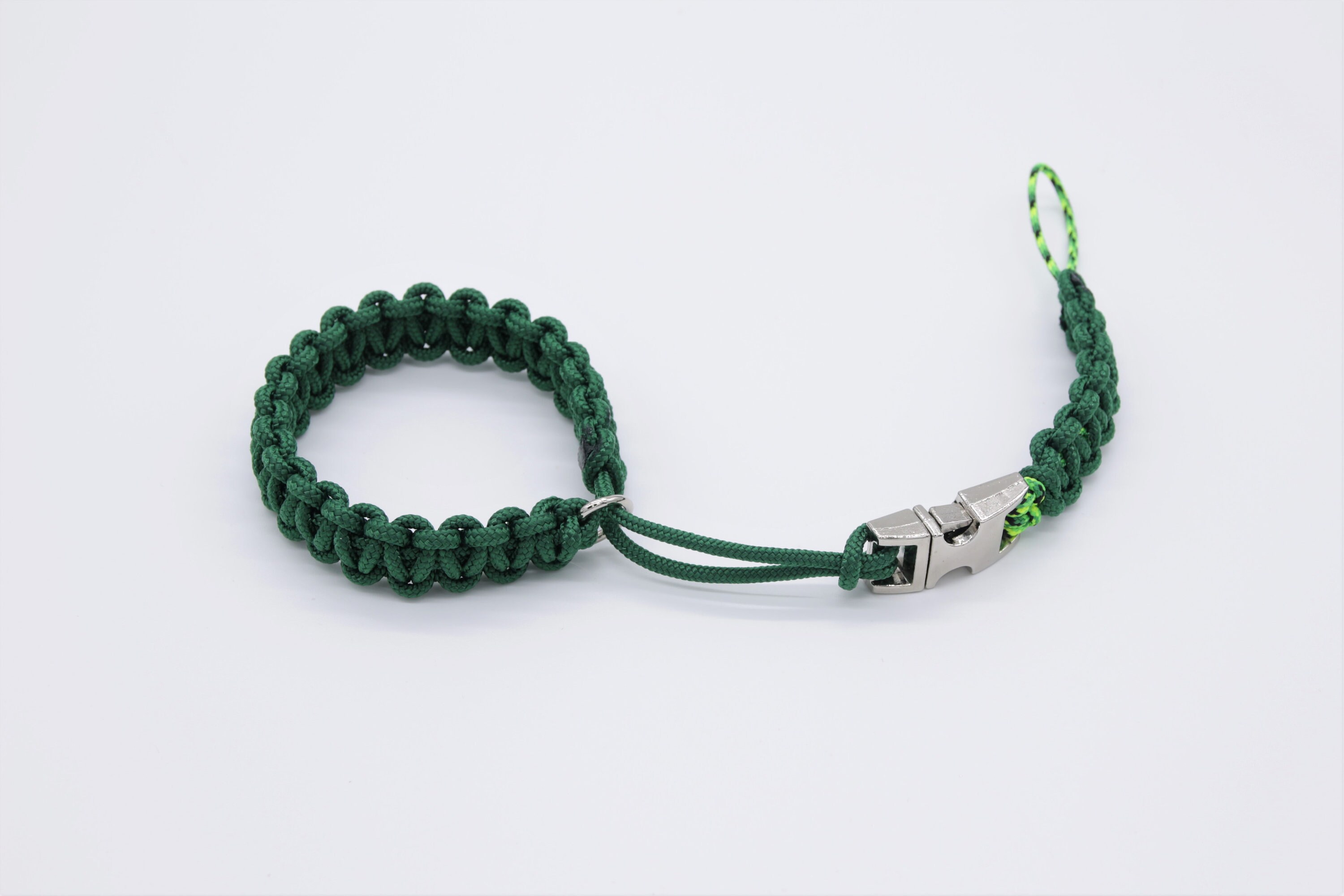 Handschlaufe für Kamera Kameragurt Kameraschlaufe geknotet aus Paracord mit Klick-Schnellverschluß / Farbe Grün  #1190837872