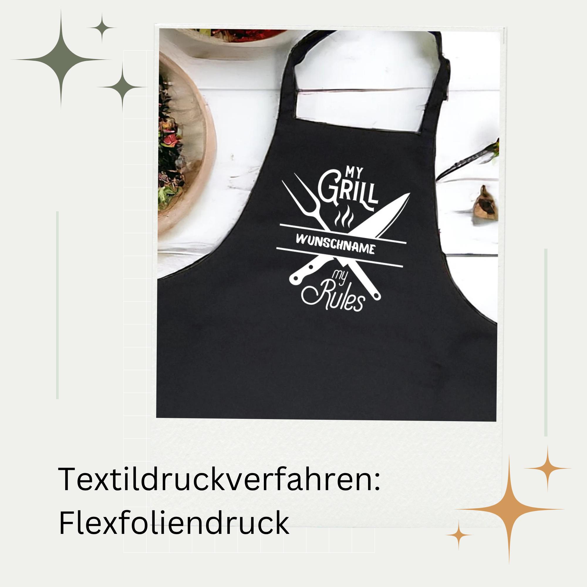 Schürze mit Namen personalisierbar Grillschürze Küchenschürze Kochschürze für Mann Geburtstag Vater Geschenk Vatertag  #1662542791