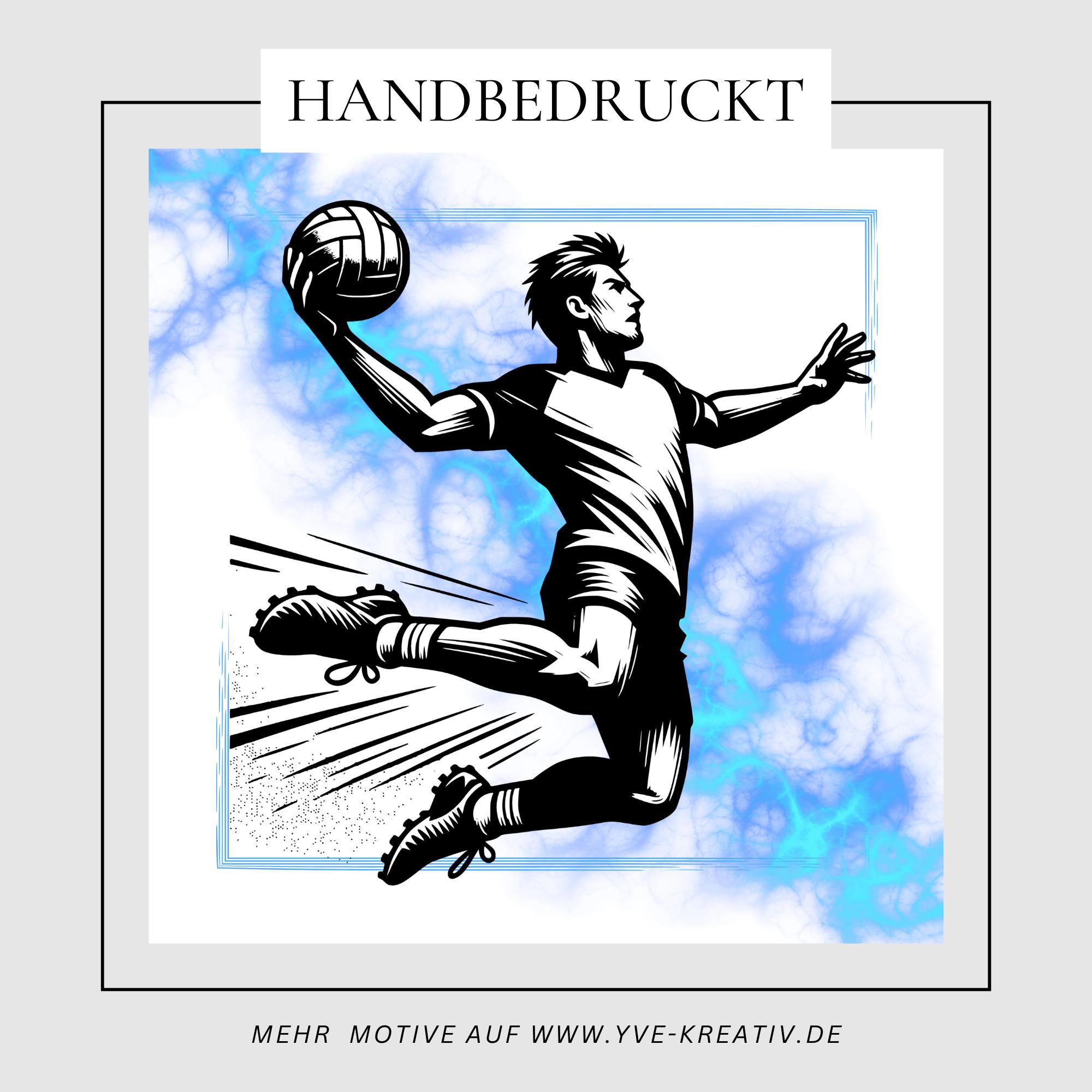 Brillenputztuch bedrucktes Mikrofasertuch für Brillen Tuch für Displays Handballspieler Geschenk Geburtstag Handballer #SP28