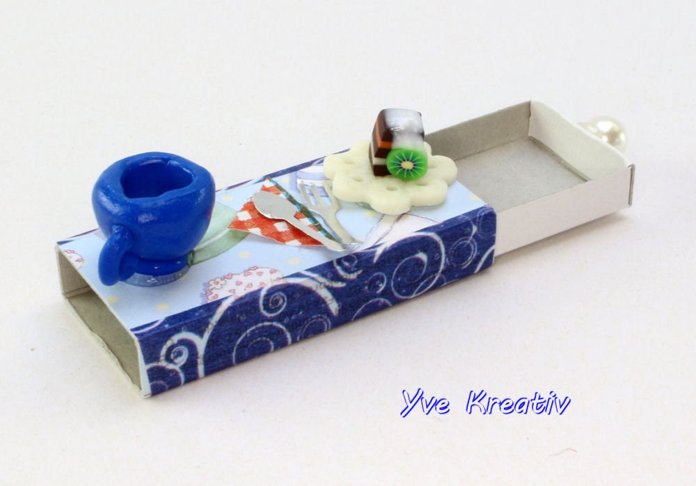 Kleine Schachtel, verzierte Streichholzschachtel als originelle Geschenkverpackung für Geld, Gutscheine und mehr