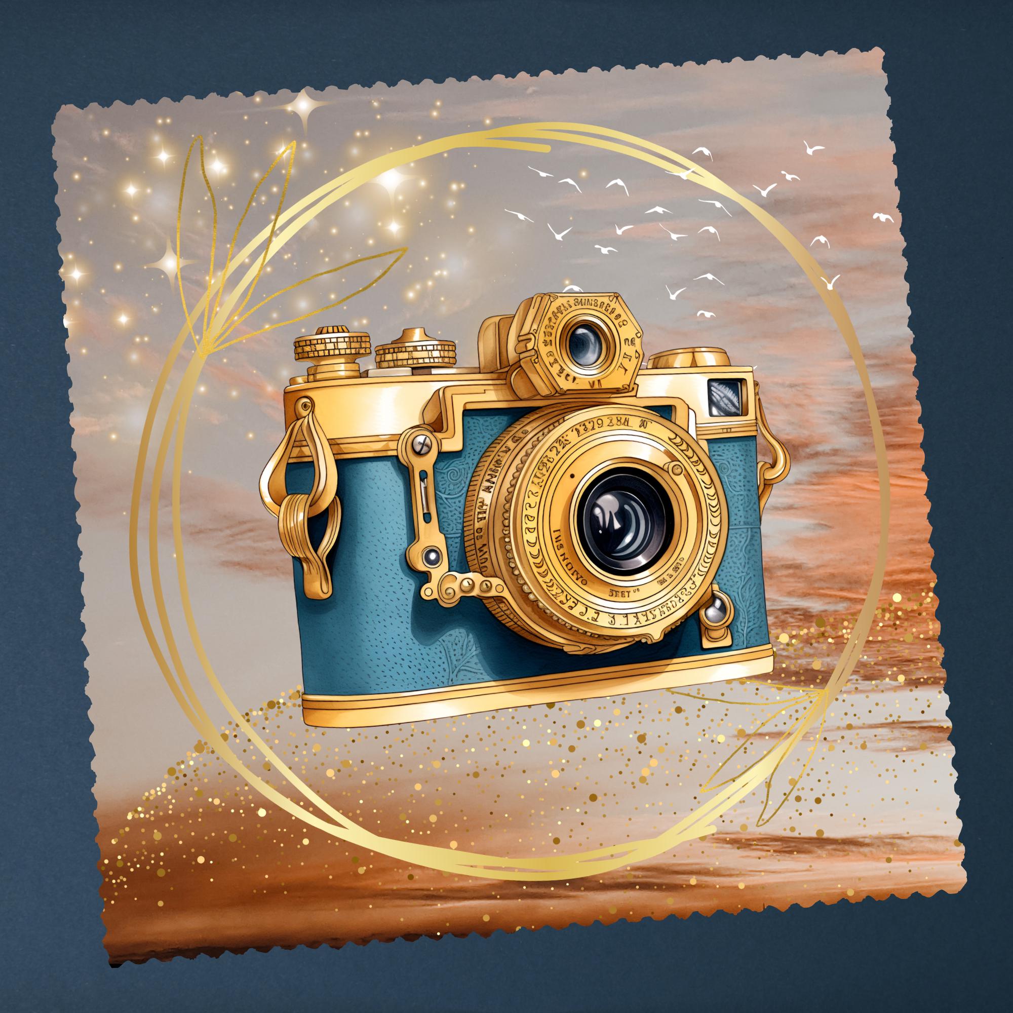 Brillenputztuch Fotograf bedrucktes Mikrofasertuch für Brillen Displaytuch Objektive Geschenk Fotografen Mitbringsel Fotografie #BE1