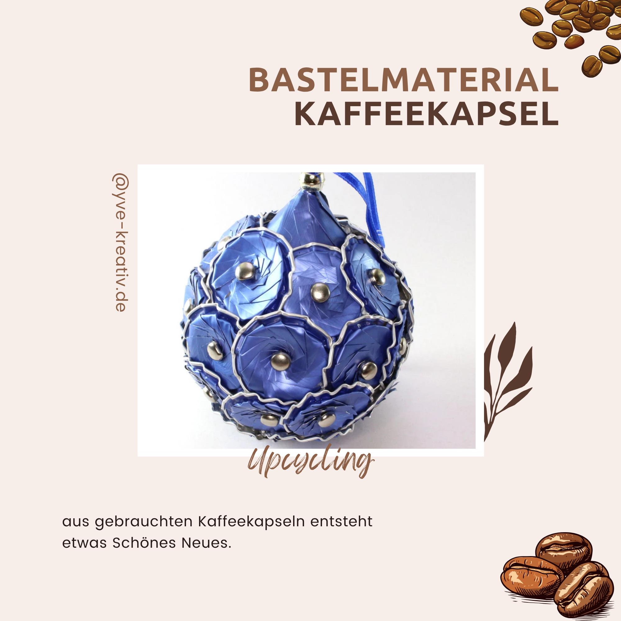 Große Weihnachtskugel Dekokugel aus Kaffeekapseln Christbaumkugel Weihnachtsornament Weihnachtsdeko Fensterdeko Upcycling #627795769 Große Weihnachtskugel Dekokugel aus Kaffeekapseln Christbaumkugel Weihnachtsornament Weihnachtsdeko Fensterdeko Upcycling #627795769