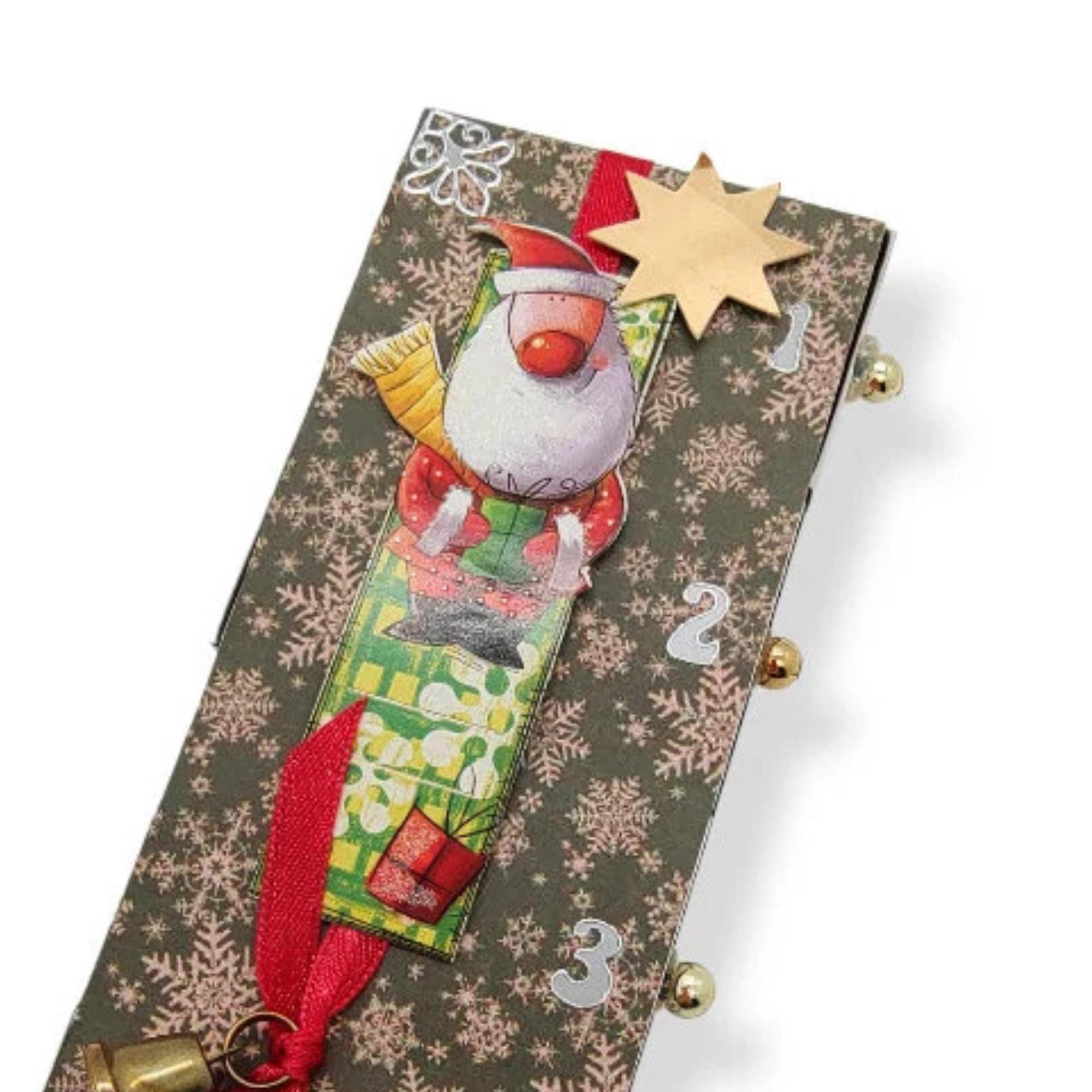 Adventskalender zum Befüllen aus 4 Streichholzschachteln Upcycling kleine Adventsgeschenke Geldgeschenk Weihnachten Mitbringsel #613960918