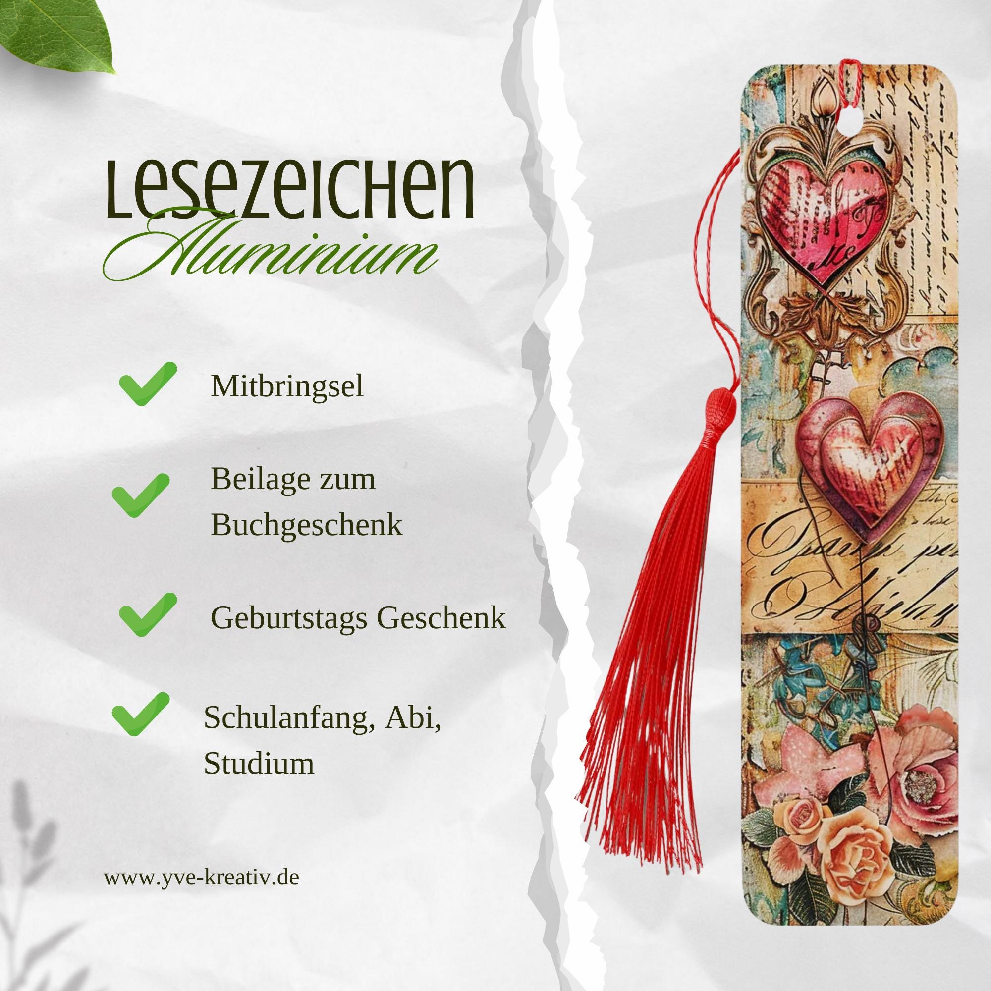 Lesezeichen aus Metall Herzen Geschenk Hochzeit Bücherzeichen Mitbringsel Verlobung Bookmark Nostalgie Love - 3 Motive zur Auswahl #LEALU Lesezeichen aus Metall Herzen Geschenk Hochzeit Bücherzeichen Mitbringsel Verlobung Bookmark Nostalgie Love - 3 Motive zur Auswahl #LEALU