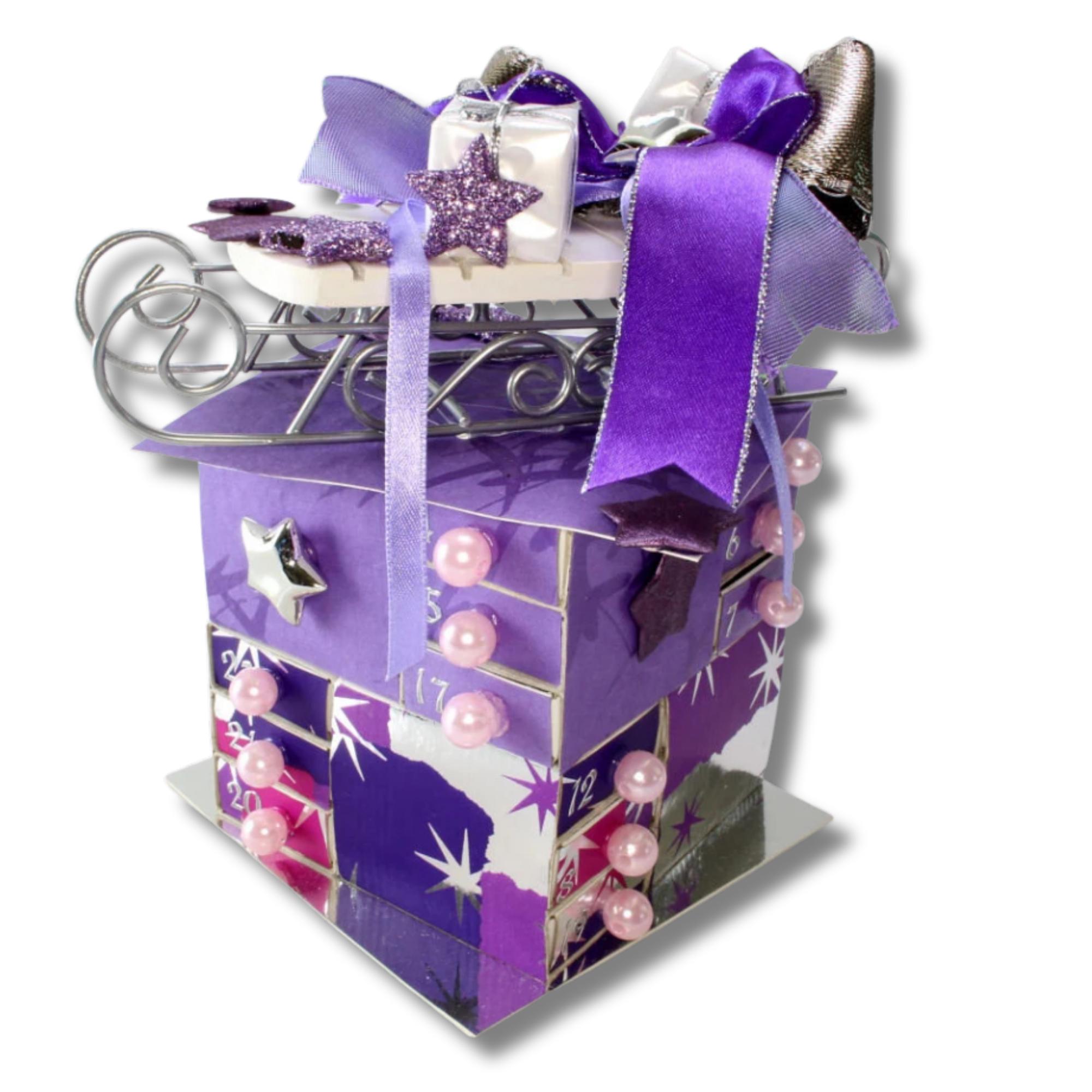 Adventskalender aus 24 Streichholzschachteln Tischdeko zu Weihnachten Adventskalender zum Befüllen Adventsdeko Geschenk Freundin  #613960178