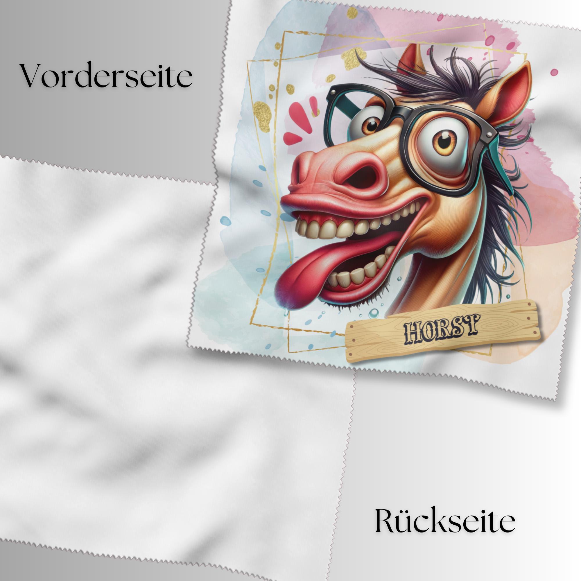 Brillenputztuch personalisiert – Individuell bedrucktes Mikrofasertuch für Brillen, Displays & mehr | Perfektes Geschenk Geburtstag #TI48P
