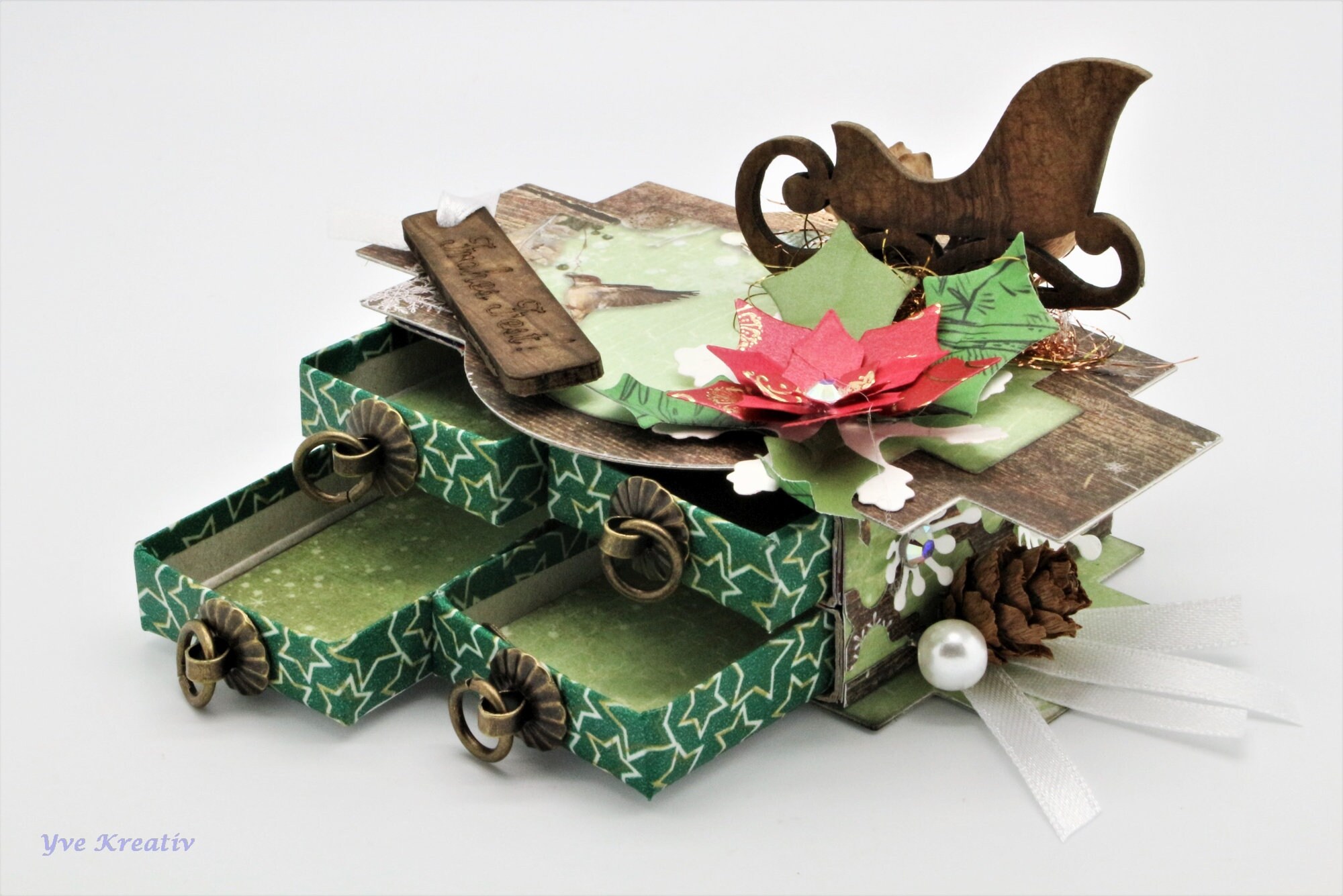Geschenkverpackung Weihnachten Geldgeschenk Adventskalender aus 4 Streichholzschachteln Schachtel Box Geschenkverpackung Weihnachten Geldgeschenk Adventskalender aus 4 Streichholzschachteln Schachtel Box