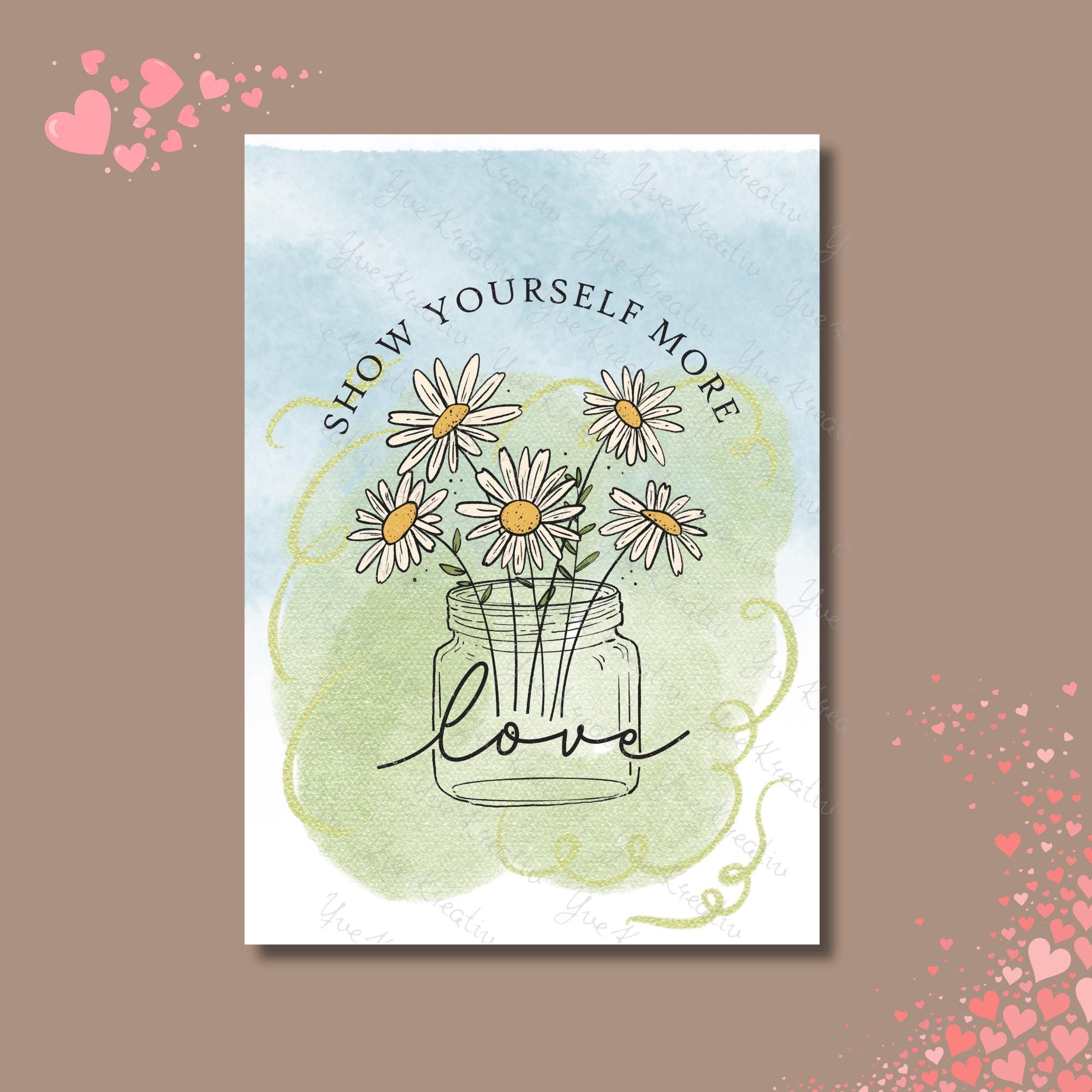 Postkarte Gänseblümchen Grußkarte Karte Geburtstag Motivation Aufmunterung Mitbringsel Freundin #PLS Postkarte Gänseblümchen Grußkarte Karte Geburtstag Motivation Aufmunterung Mitbringsel Freundin #PLS