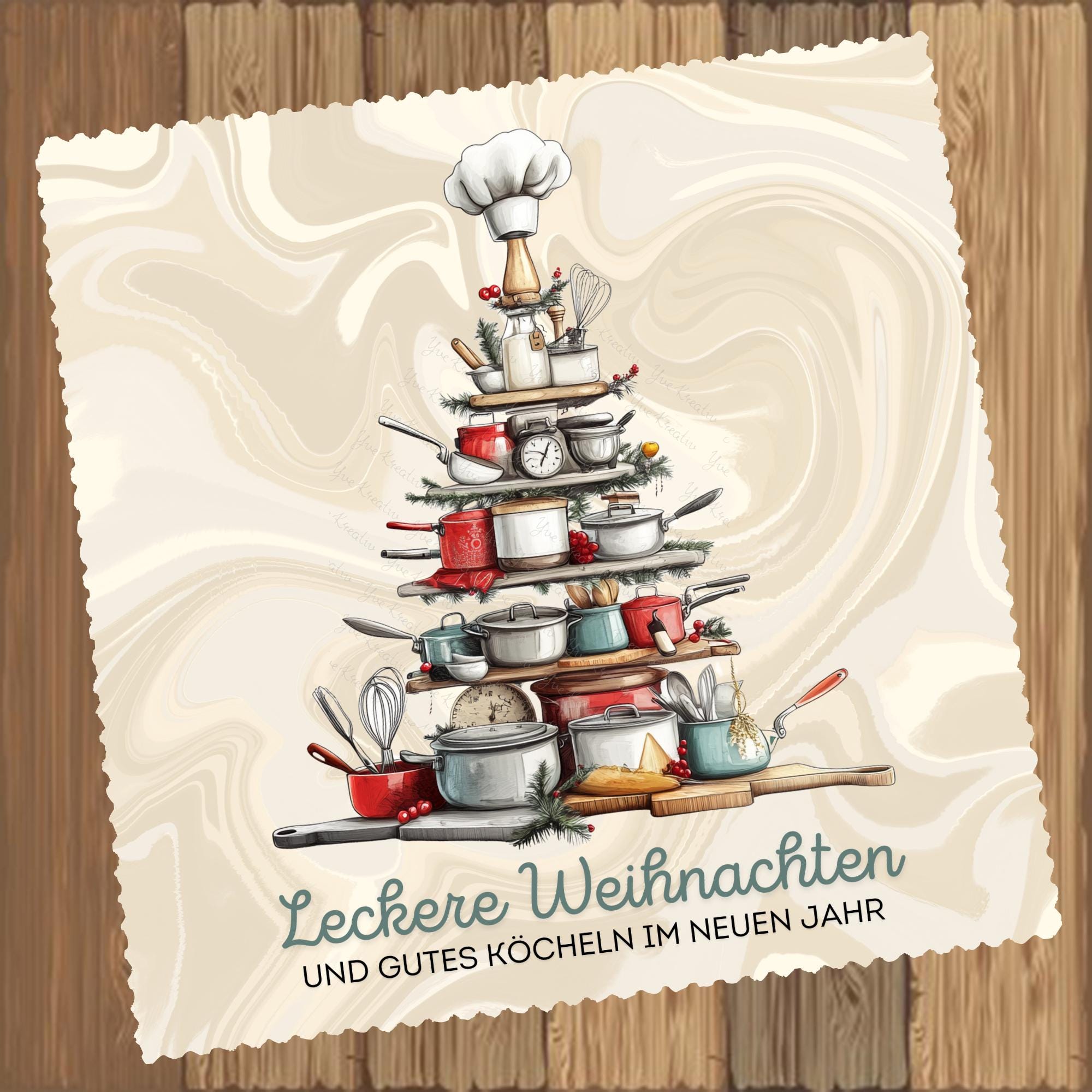 Brillenputztuch Tannenbaum Weihnachten Wichtelgeschenk Koch Geschenk Köchin bedrucktes Mikrofasertuch für Brillen Display Handy #WE21