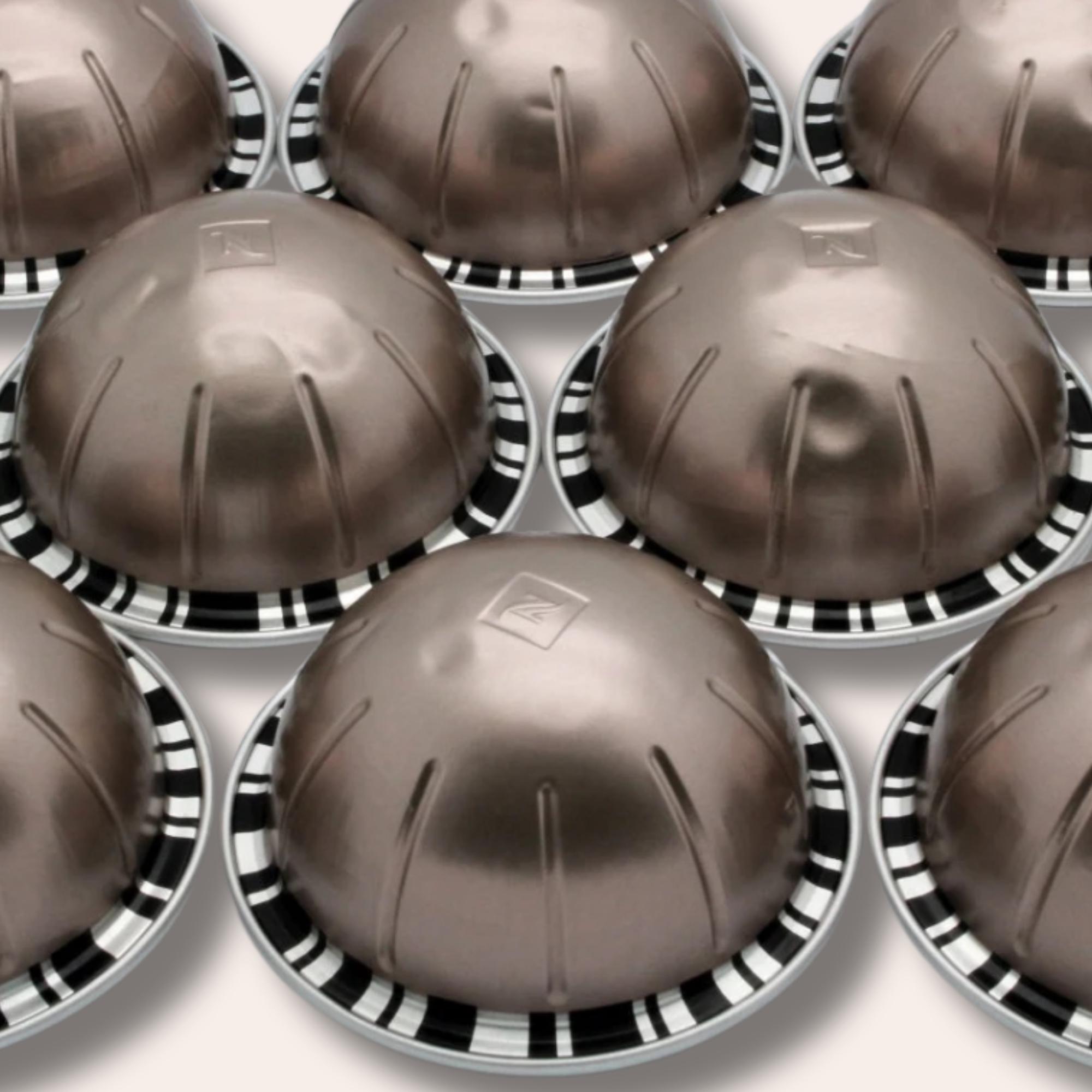10 leere GROSSE Kaffeekapseln Farbe silber zum Basteln Gestalten Bastelmaterial DIY Schmuckherstellung Zubehör #KVS