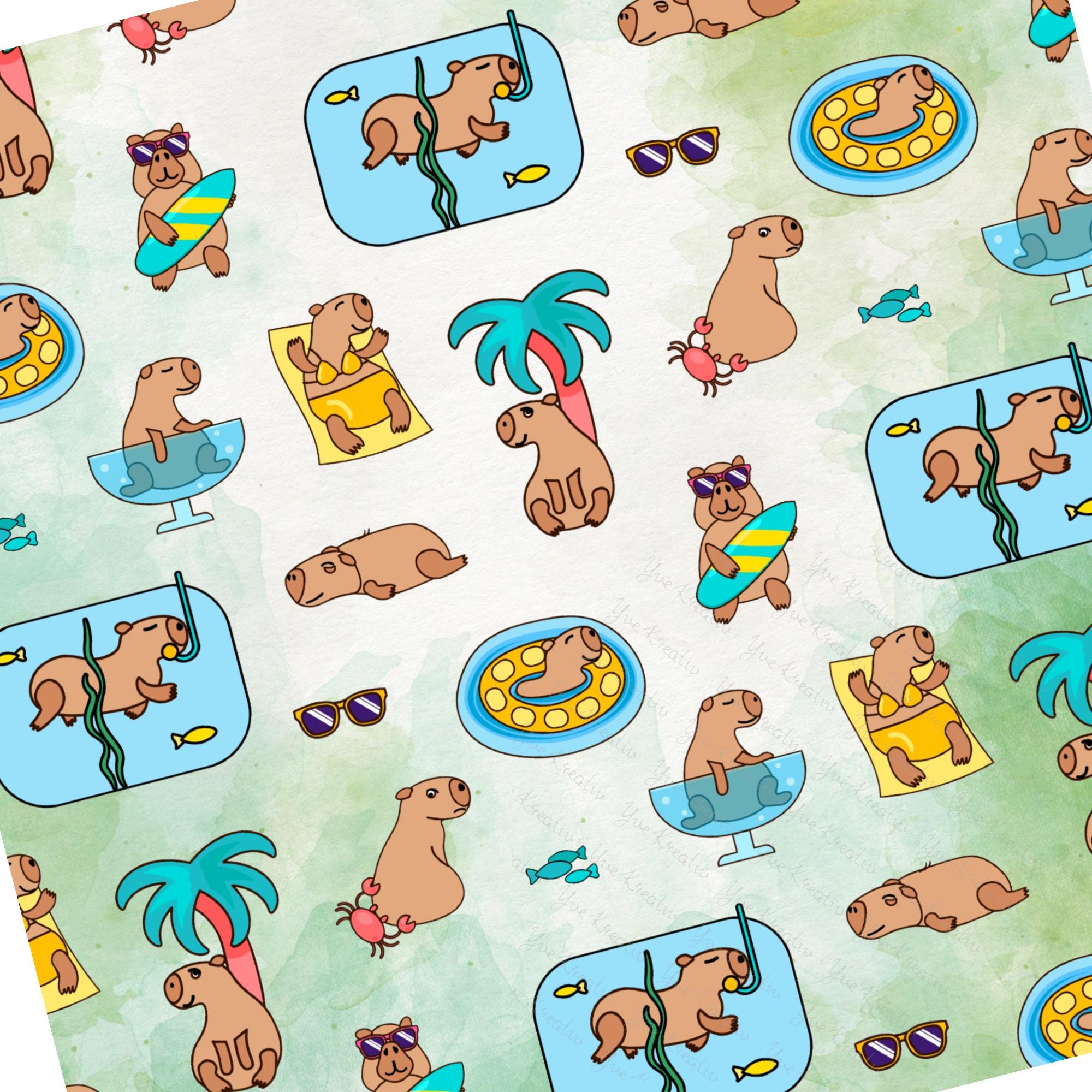Brillenputztuch Wombat Urlaub bedrucktes Mikrofasertuch für Brille Sonnenbrille Reinigungstuch Handy Bildschirm Kamera Objektiv #TI159