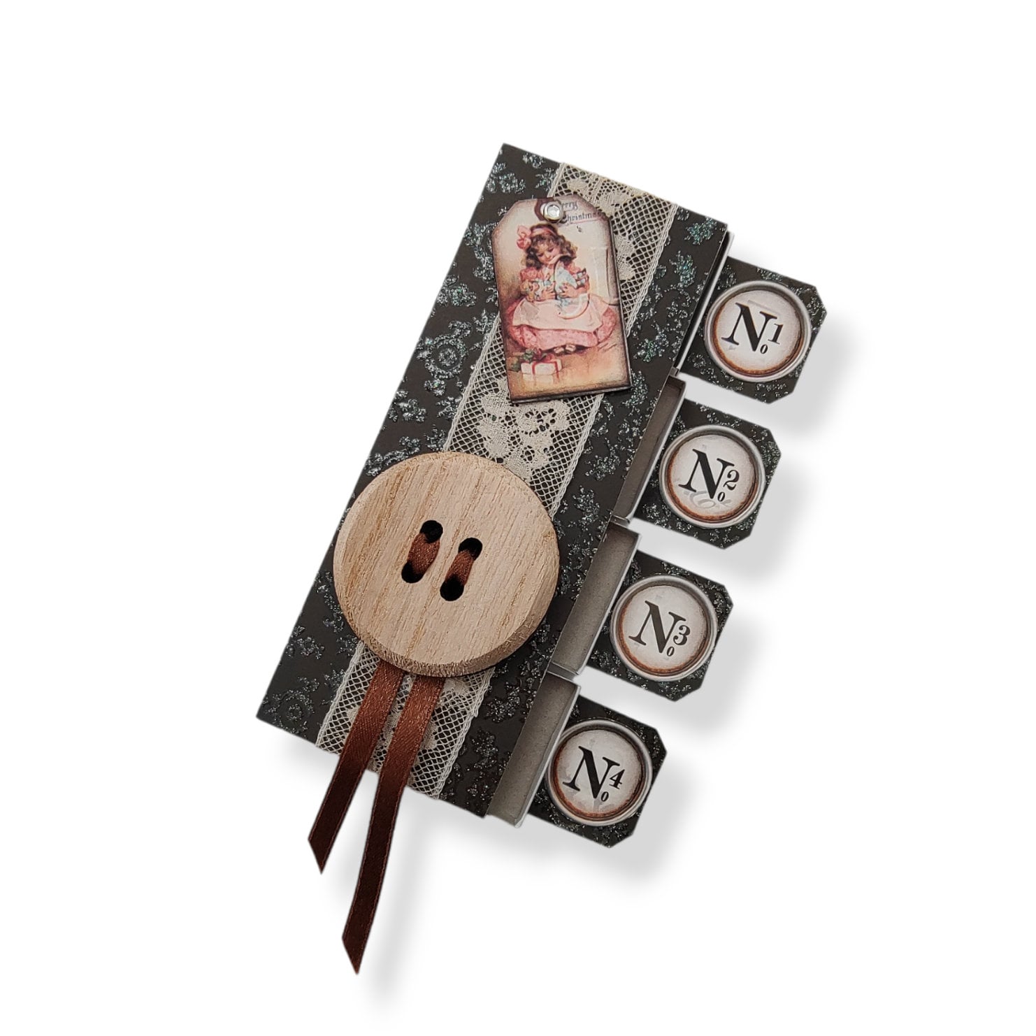 Adventskalender zum Befüllen aus 4 Streichholzschachteln