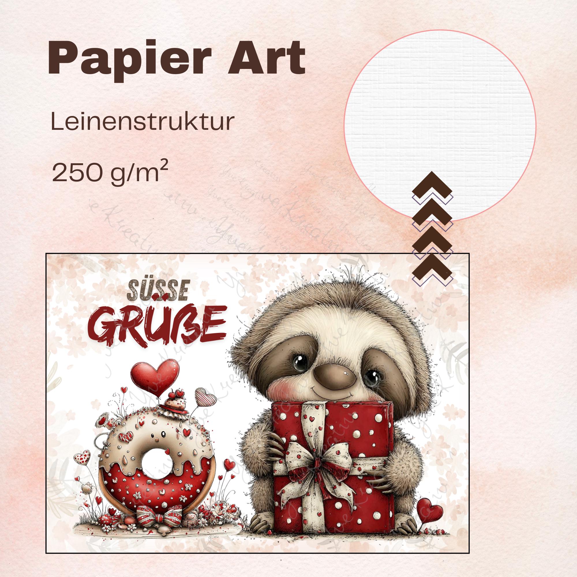 Postkarte zum Valentinstag Karte zum Geburtstag Grußkarte für Schleckermäuler Geschenkkarte zum Muttertag #PA12