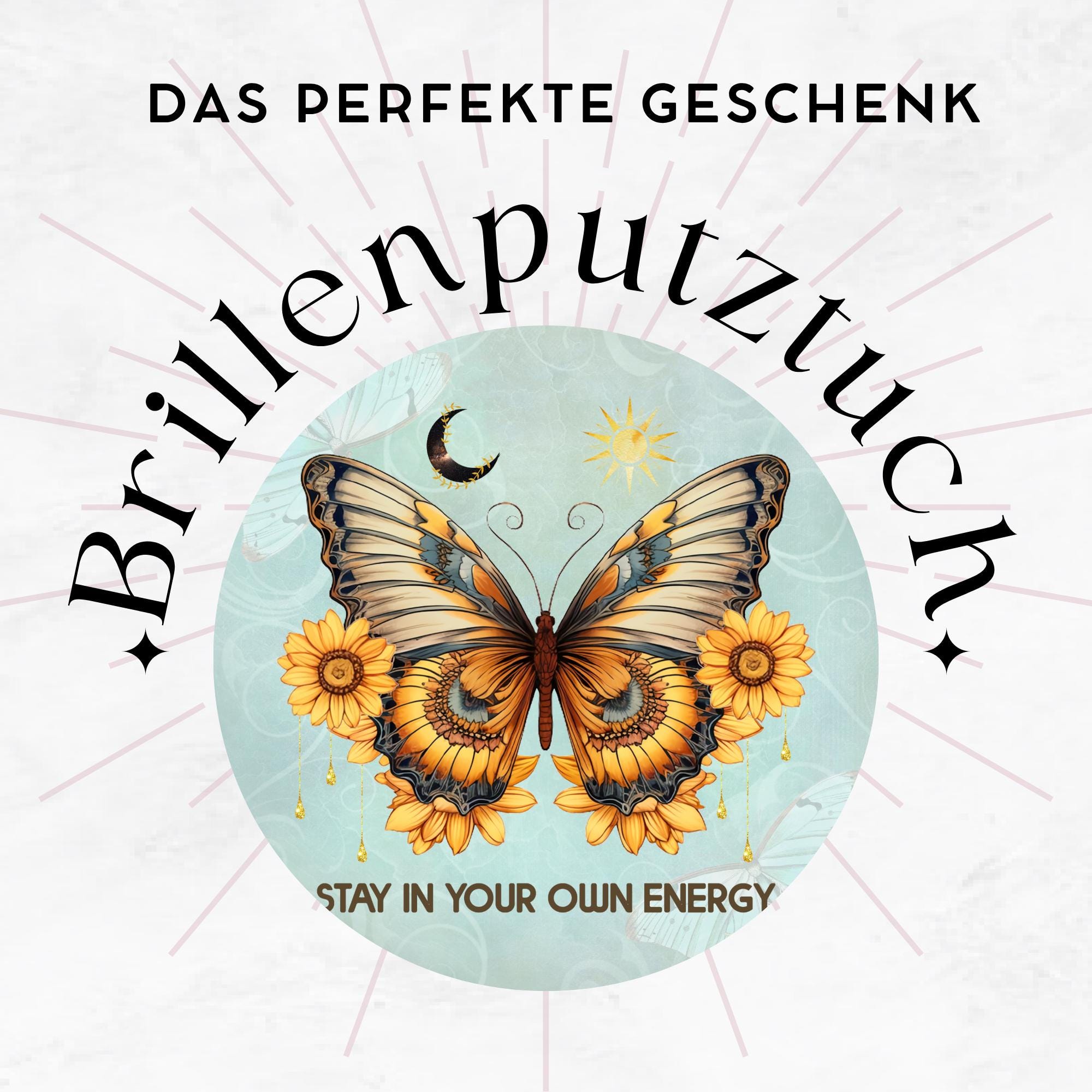 Brillenputztuch Schmetterling Geschenk Motivation bedrucktes Mikrofasertuch für Brillen Displays Mitbringsel Freundin Geschenkidee #MO15 Brillenputztuch Schmetterling Geschenk Motivation bedrucktes Mikrofasertuch für Brillen Displays Mitbringsel Freundin Geschenkidee #MO15