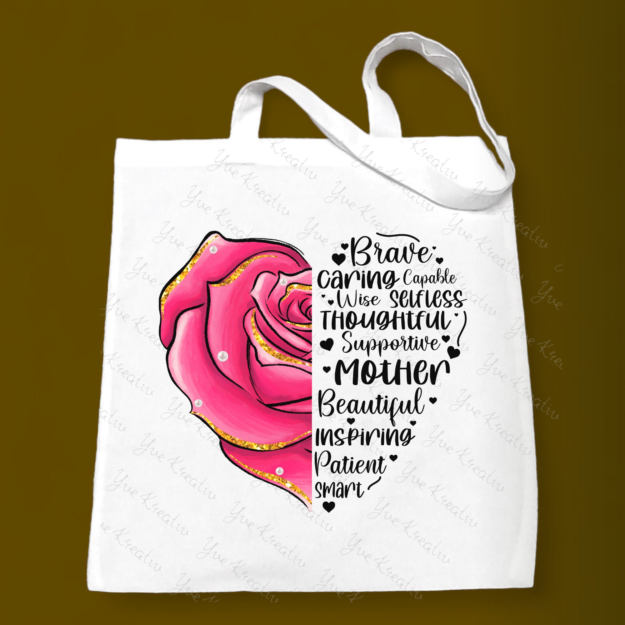 Stofftasche Stoffbeutel Einkaufstasche Tasche Muttertag Geschenk Geburtstag Mama Mitbringsel #STSUB