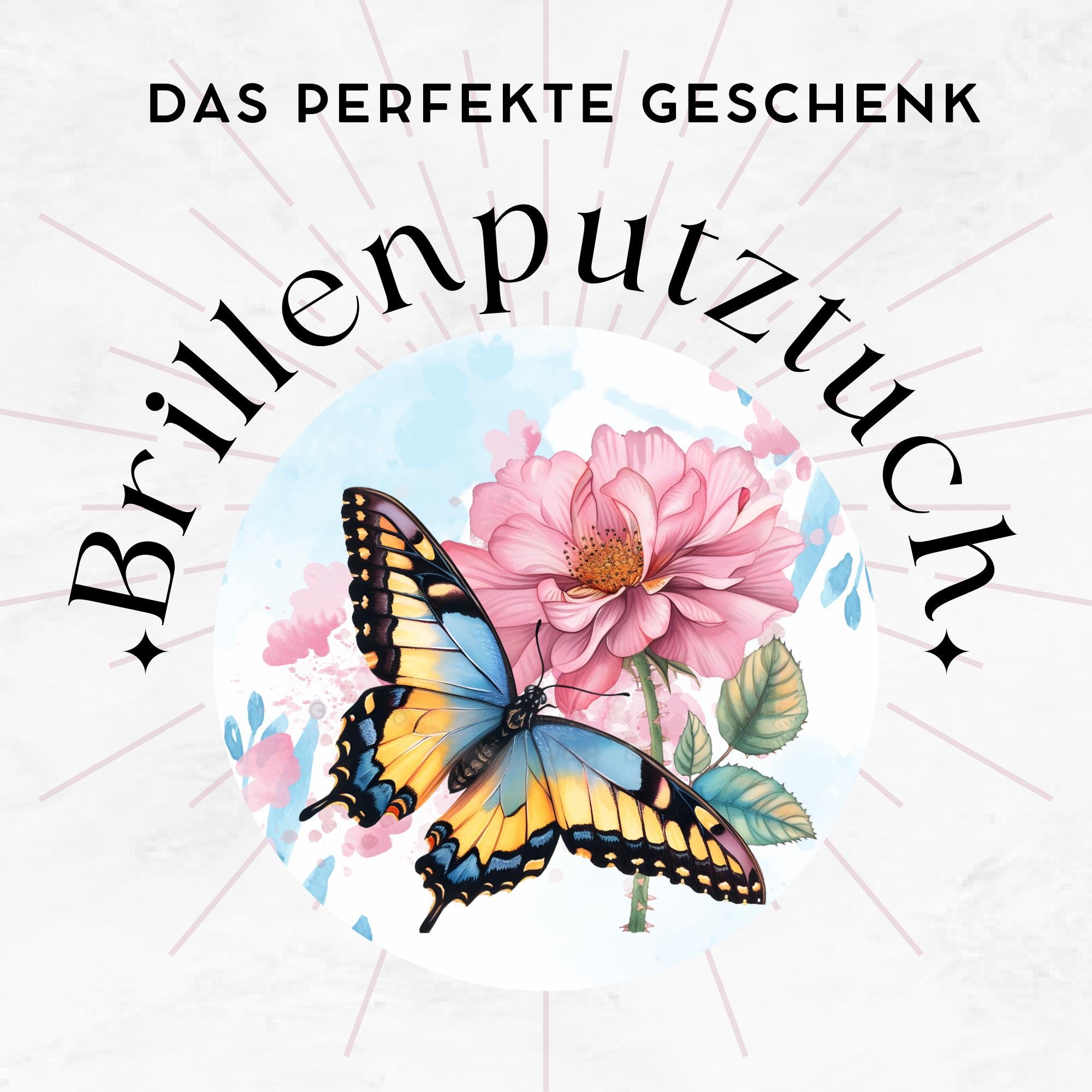 Bedrucktes Mikrofasertuch "Frühling Schmetterling" für Brillen Brillenputztuch Kameratuch Brillentuch für Displays Handy Objektive #TI80 Bedrucktes Mikrofasertuch "Frühling Schmetterling" für Brillen Brillenputztuch Kameratuch Brillentuch für Displays Handy Objektive #TI80