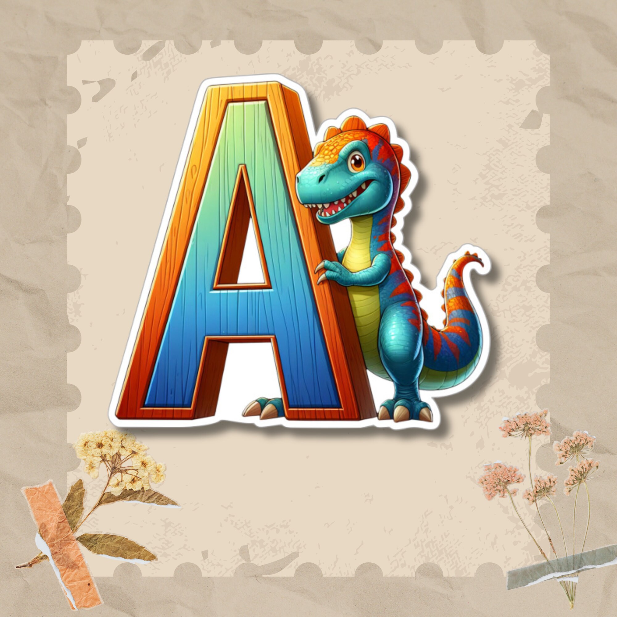 Großer Aufkleber, ABC Sticker, Dino, Dinosaurier, Kinder, Schule, zur Auswahl in Weiß oder Transparent #SEG8 Großer Aufkleber, ABC Sticker, Dino, Dinosaurier, Kinder, Schule, zur Auswahl in Weiß oder Transparent #SEG8