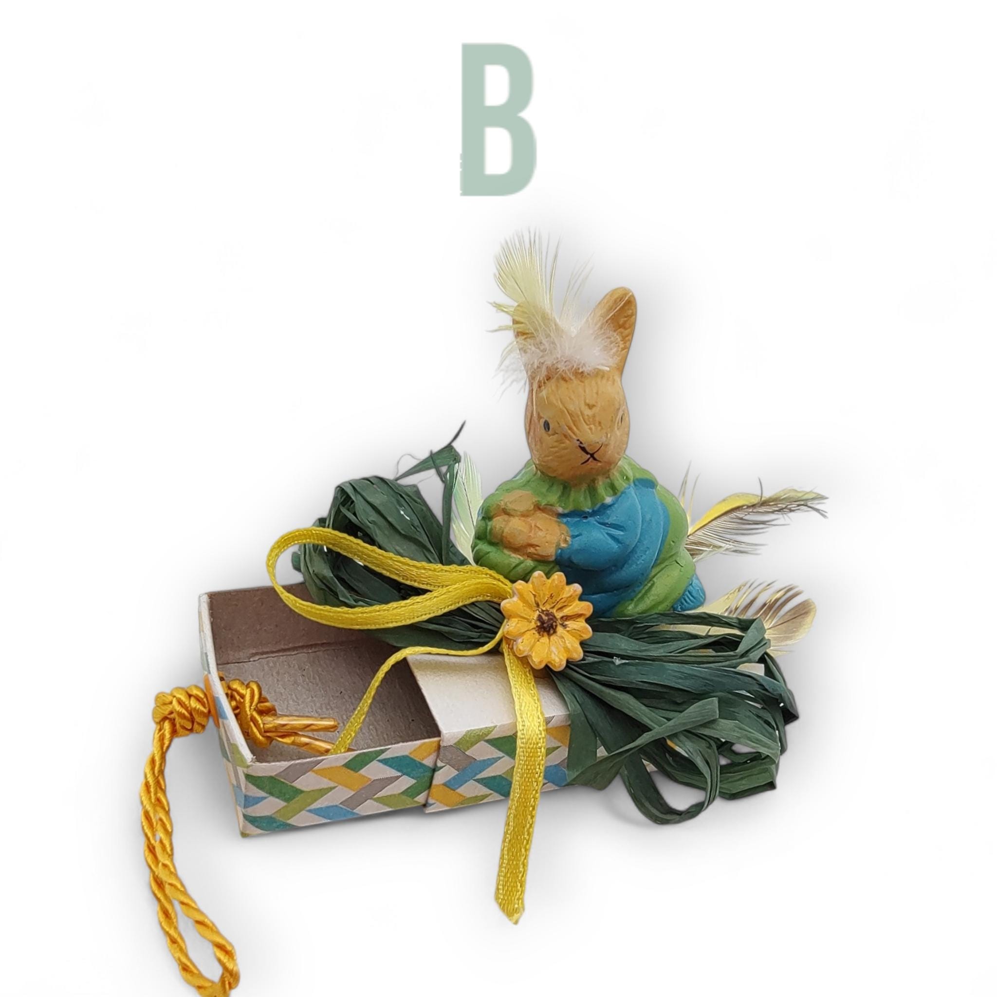Kleine Schachtel Streichholzschachtel - Osterhase Geschenkebox für Geldgeschenke Gutschein - kleine Kostbarkeiten #627795997