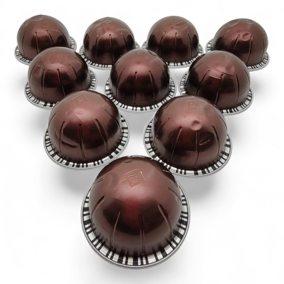 10 leere GROßE Kaffeekapseln Farbe : Braun  #KVS