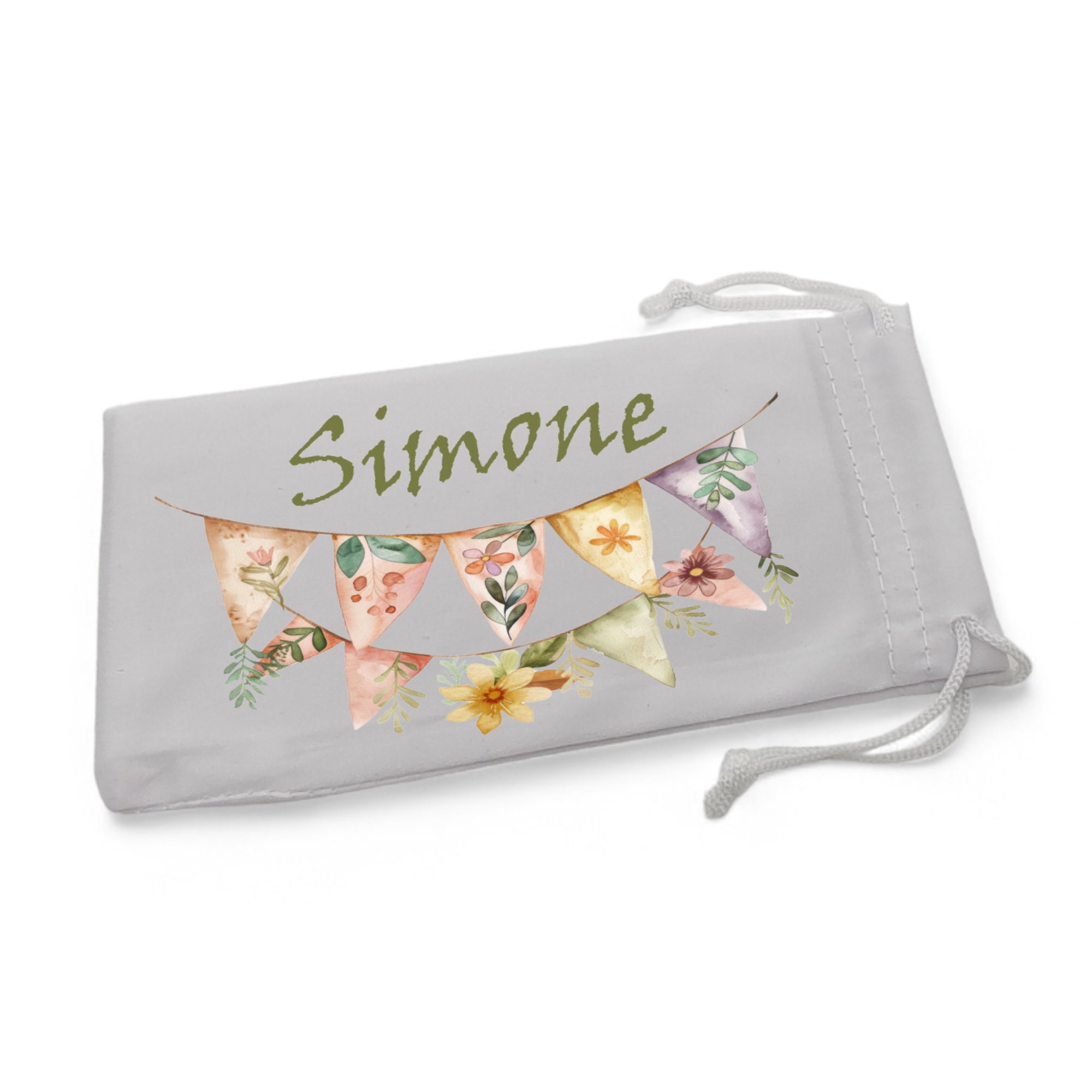 Brillenetui personalisiert mit Namen, Tasche für Brillen, Brillentasche, Microfasertasche, Stoff Etui, Sonnenbrillen Hülle, Brillenetui  #BE
