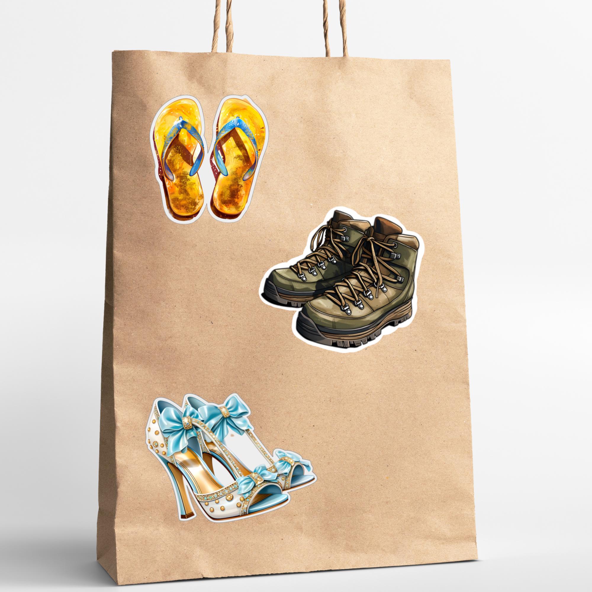 Kofferaufkleber Flipflops Aufkleber Pumps großer Sticker Wanderschuhe - 3 Aufkleber Motive zur Auswahl in Weiß oder Transparent #SEG8 Kofferaufkleber Flipflops Aufkleber Pumps großer Sticker Wanderschuhe - 3 Aufkleber Motive zur Auswahl in Weiß oder Transparent #SEG8
