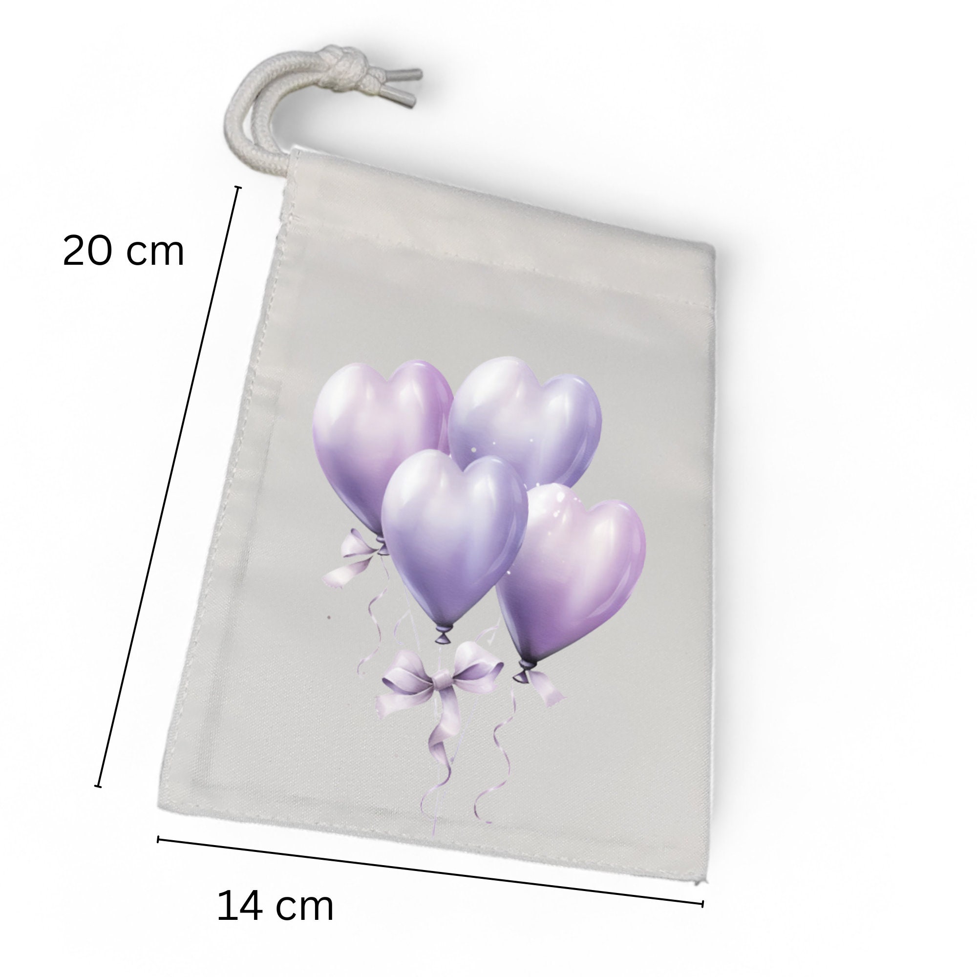 Geschenksäckchen beidseitig bedruckt, Lavendel Hochzeit, Geschenkbeutel, Stofftasche, Stoffbeutel, Verpackung, Geschenkverpackung  #GSSUB
