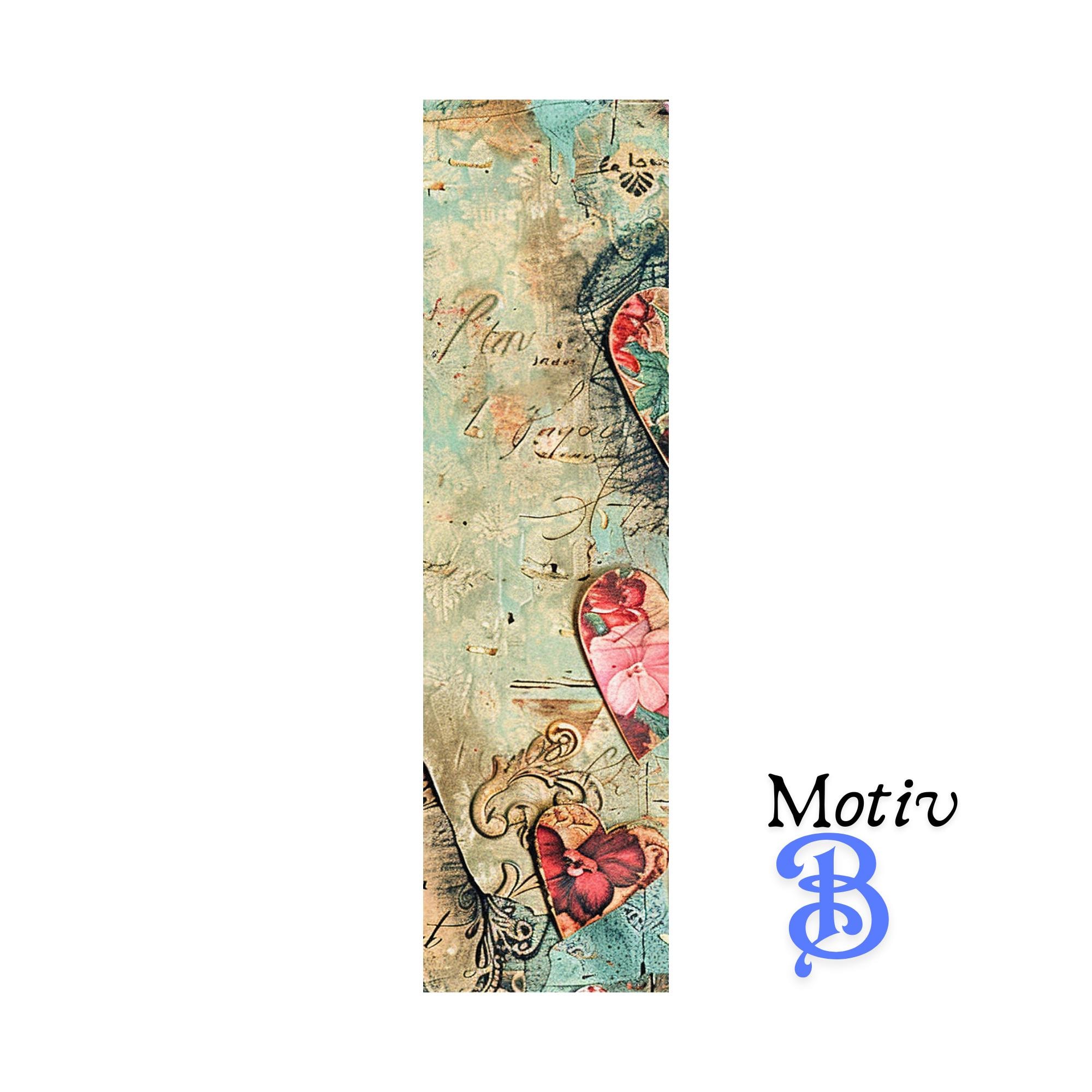 Lesezeichen aus Aluminium Geschenk zum Geburtstag Valentinstag Bücher Bookmark - 3 Motive zur Auswahl  #LEALU