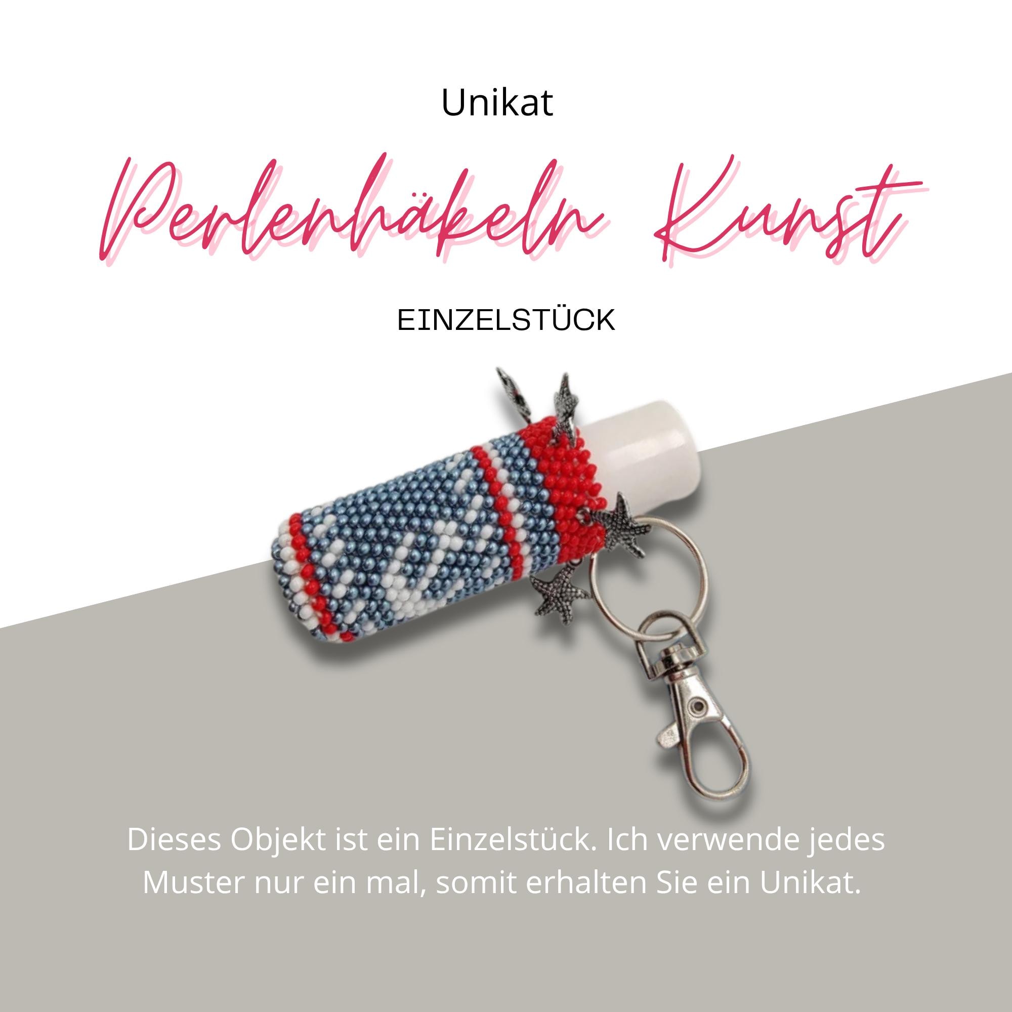 Anhänger für Lippenpflegestift Anker Lippenbalsam Täschchen Maritim Schlüsselanhänger aus Rocailles Miniperlen gehäkelt #1123615680 Anhänger für Lippenpflegestift Anker Lippenbalsam Täschchen Maritim Schlüsselanhänger aus Rocailles Miniperlen gehäkelt #1123615680