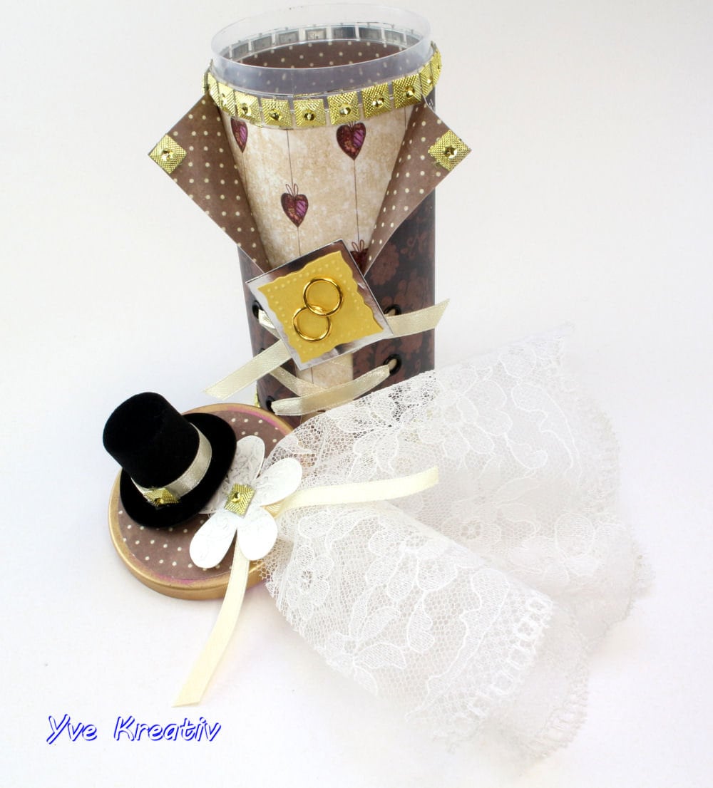 Dose / Schachtel " Hochzeit " / Aufbewahrung / Geldgeschenke / Gutscheine / Geschenkverpackung
