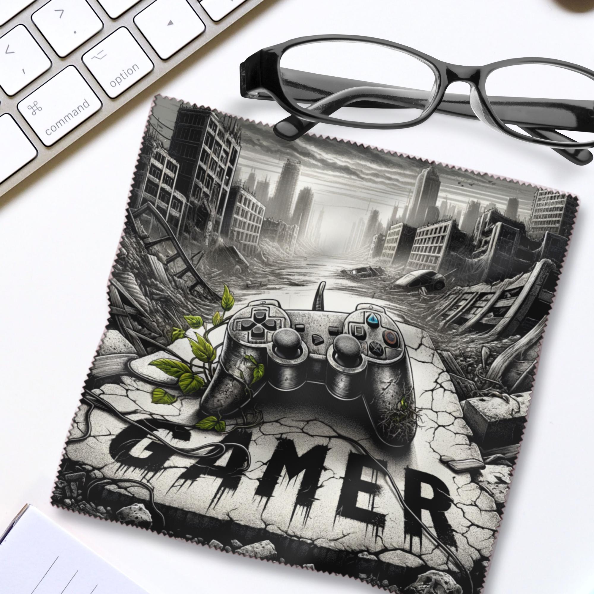 Brillenputztuch Geschenk Gamer Spieler bedrucktes Mikrofasertuch für Brillen Tuch für Displays Objektive #AL45 Brillenputztuch Geschenk Gamer Spieler bedrucktes Mikrofasertuch für Brillen Tuch für Displays Objektive #AL45