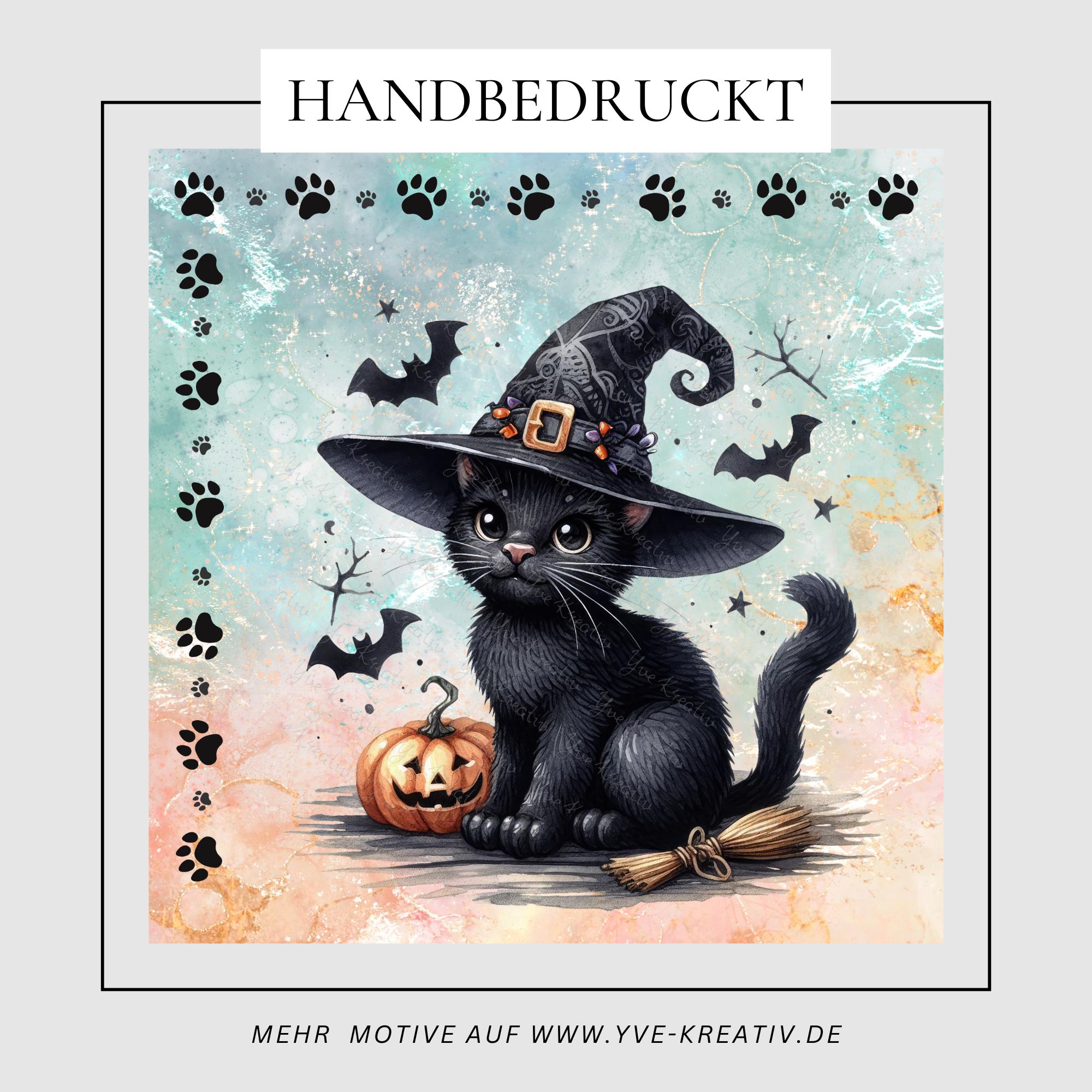 Brillenputztuch Schwarze Katze bedrucktes Mikrofasertuch für Sonnenbrille Displays Handy Katzenfreund Geschenk Halloween Mitbringsel #TI169 Brillenputztuch Schwarze Katze bedrucktes Mikrofasertuch für Sonnenbrille Displays Handy Katzenfreund Geschenk Halloween Mitbringsel #TI169