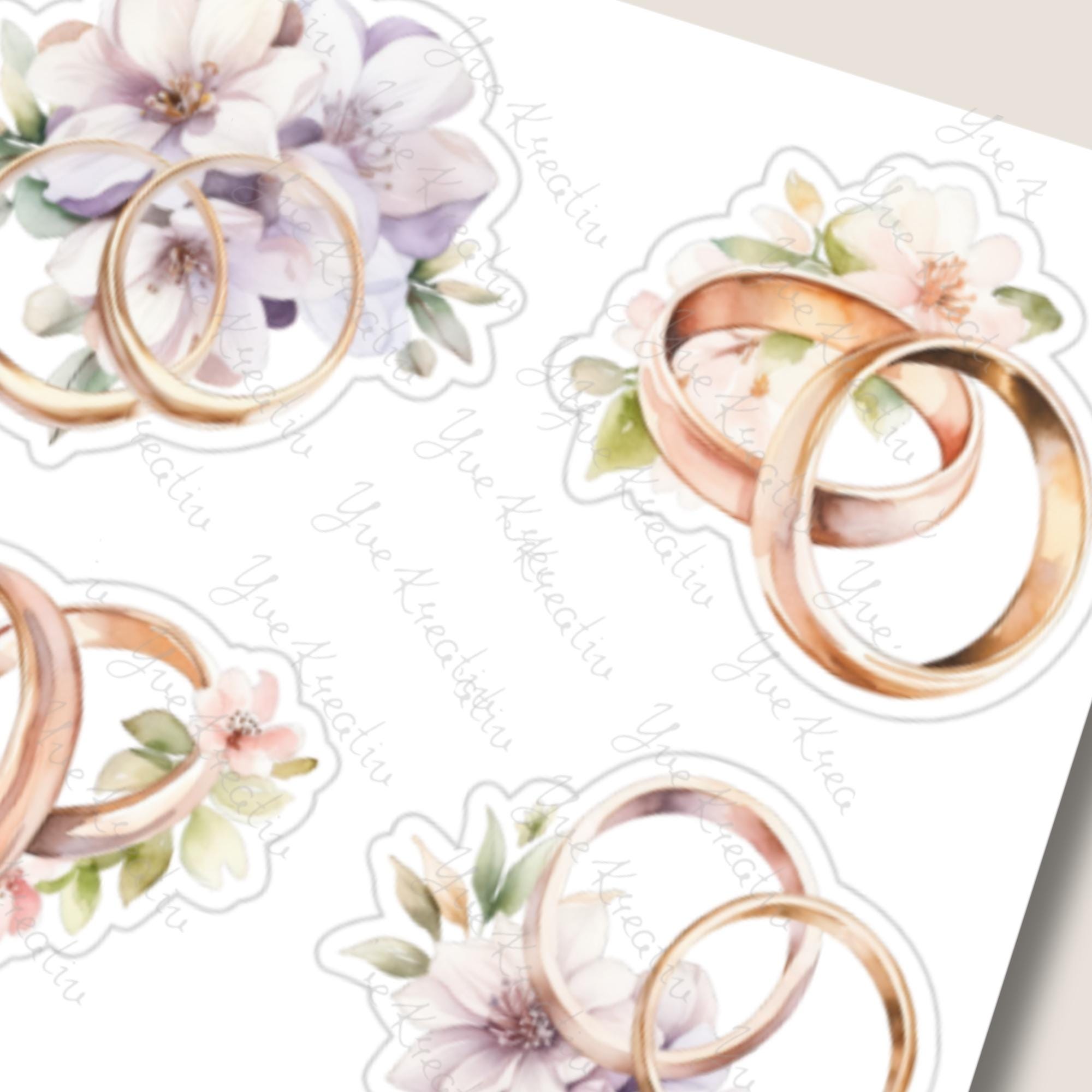 Aufkleber Hochzeit Sticker Bogen Eheringe Stickerbogen Ringe zur Auswahl in Weiß - Transparent - Matt - Glanz #SBA6 Aufkleber Hochzeit Sticker Bogen Eheringe Stickerbogen Ringe zur Auswahl in Weiß - Transparent - Matt - Glanz #SBA6