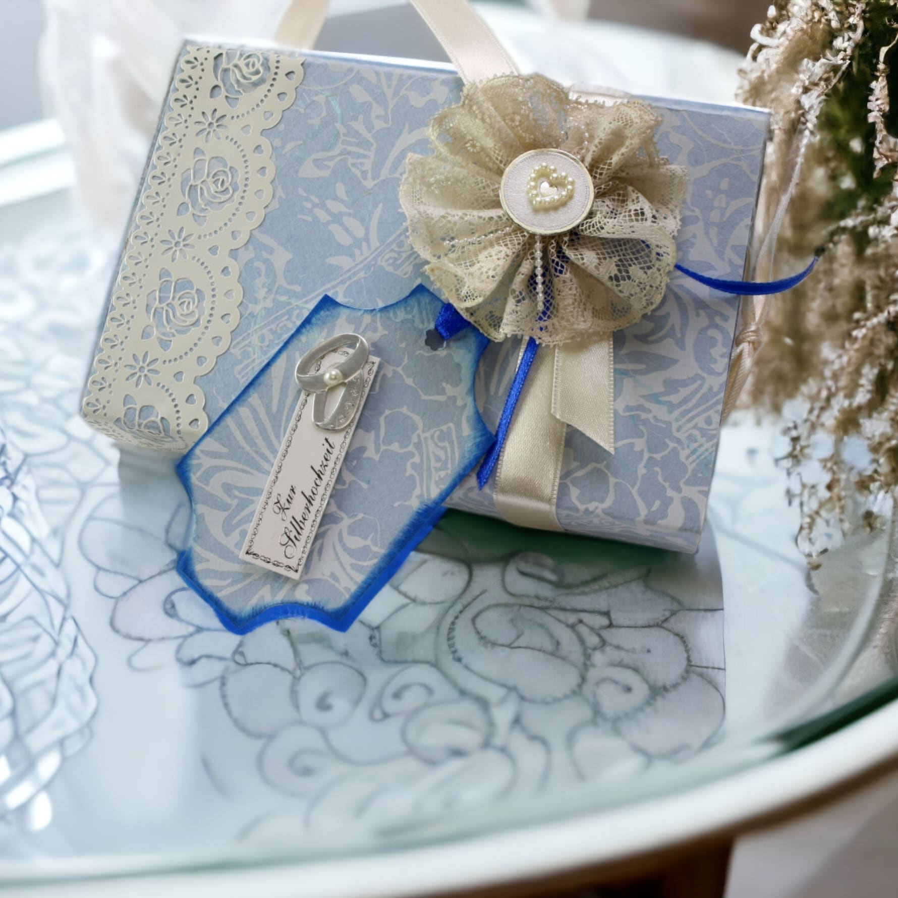 Geschenkschachtel "Silberhochzeit"