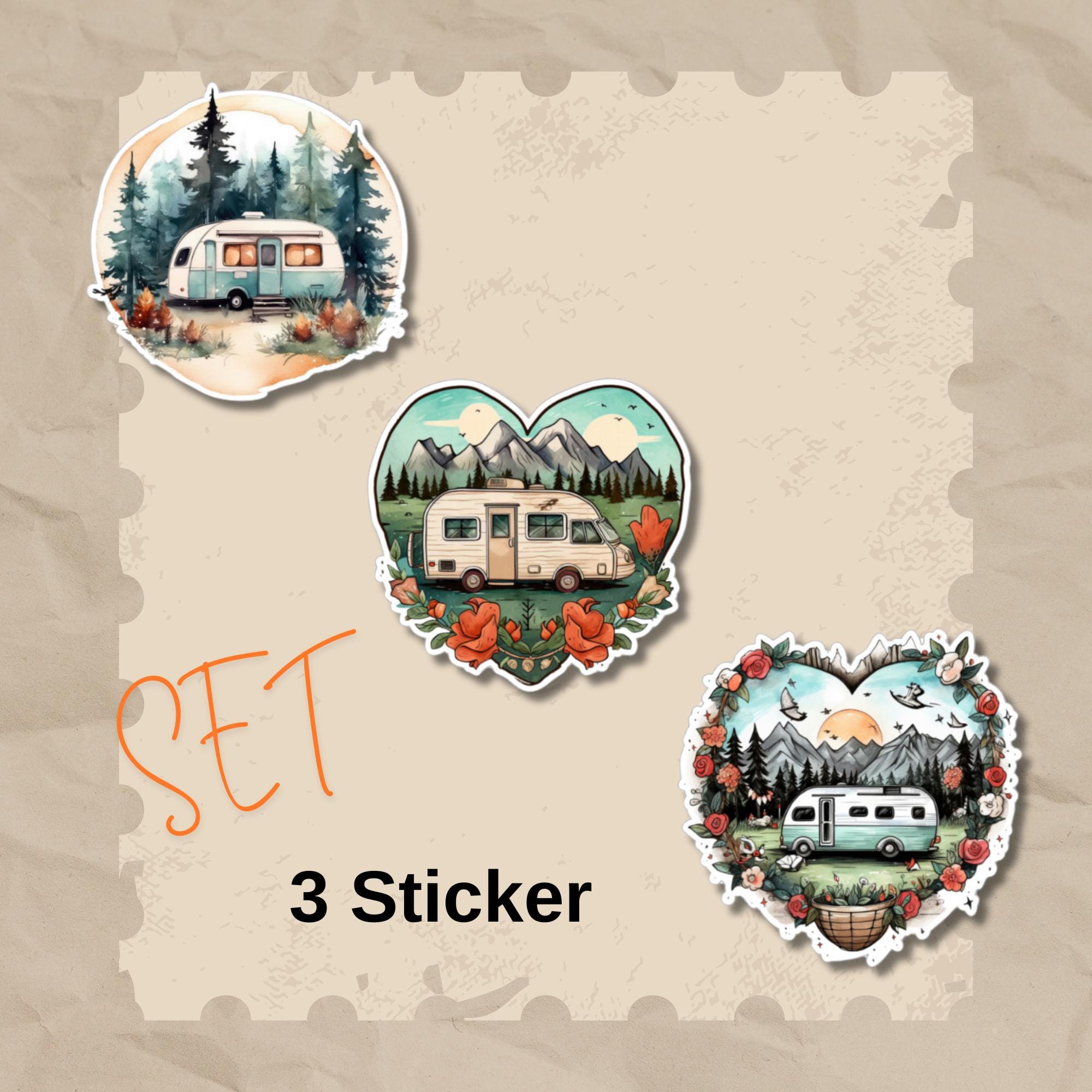 Kofferaufkleber Aufkleber Urlaub Reiseaufkleber großer Sticker Camping - 3 Aufkleber Motive zur Auswahl in Weiß oder Transparent #SEG8 Kofferaufkleber Aufkleber Urlaub Reiseaufkleber großer Sticker Camping - 3 Aufkleber Motive zur Auswahl in Weiß oder Transparent #SEG8