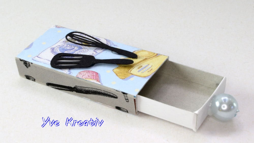 Kleine Schachtel, verzierte Streichholzschachtel als originelle Geschenkverpackung für Geld, Gutscheine und mehr