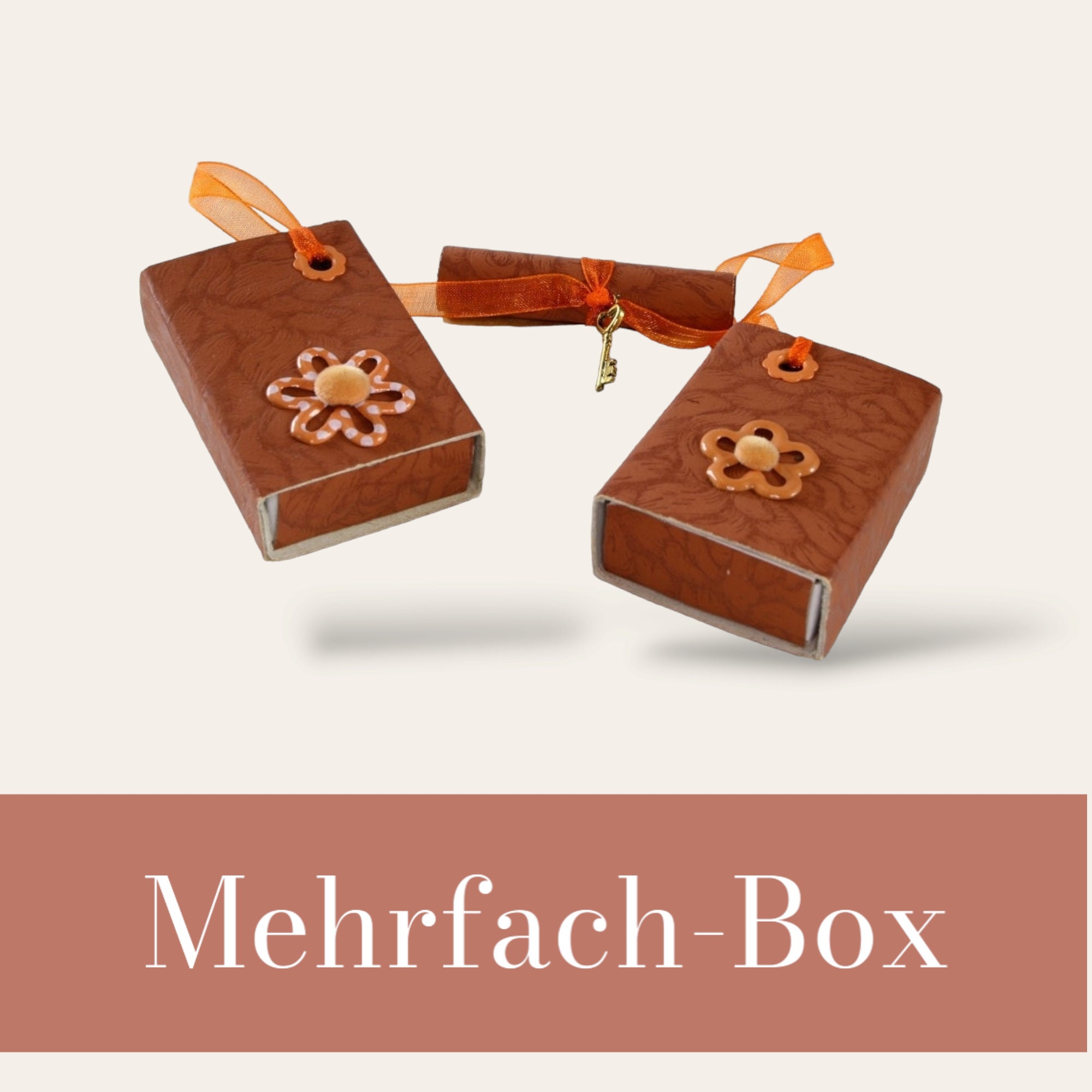 Geldgeschenk / Gutschein zur Hochzeit - Geschenkschachtel Paar - Matchbox - Streichholzschachteln