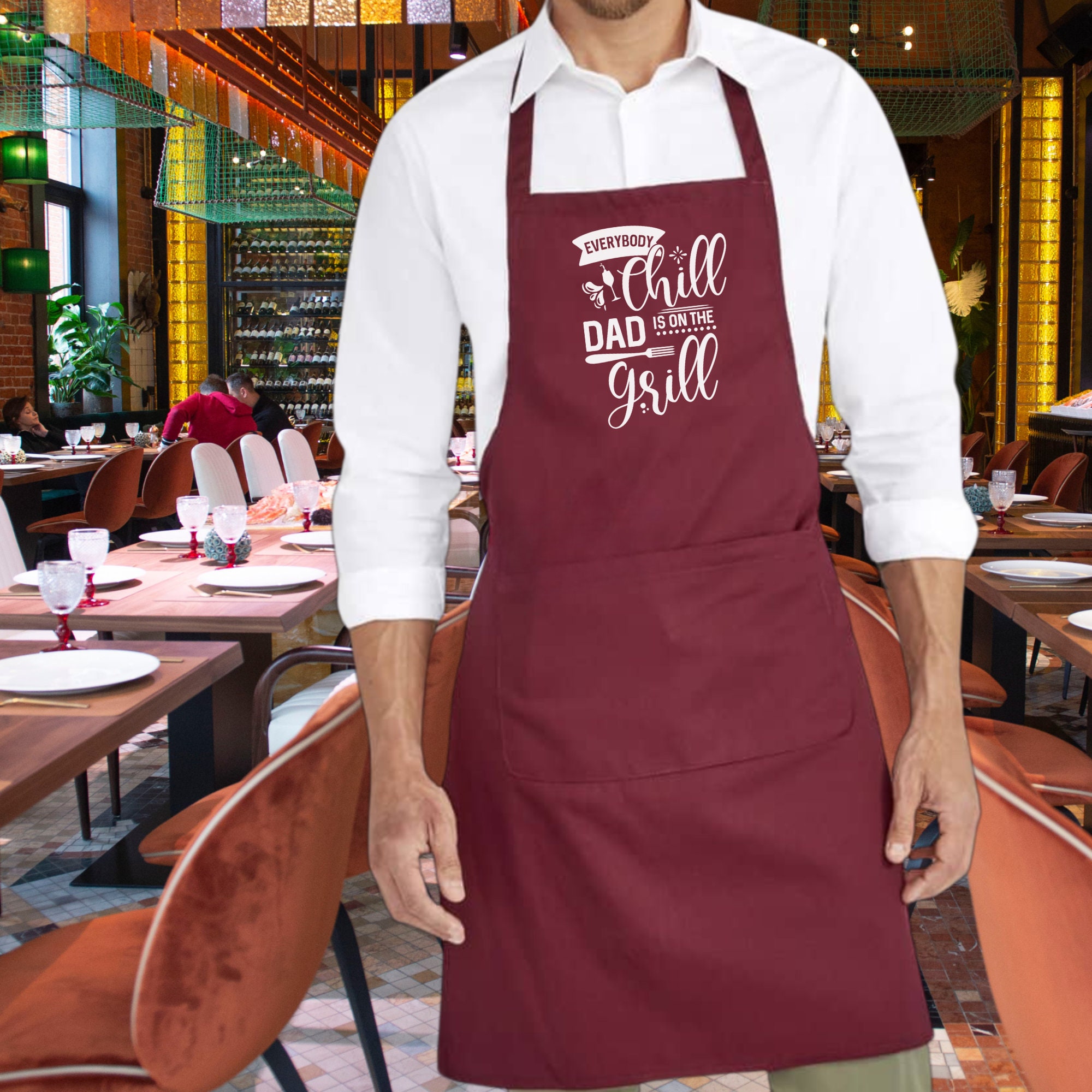 Schürze Papa Grillschürze Mann Küchenschürz Kochschürze Vater Geschenk Vatertag  #1629408074